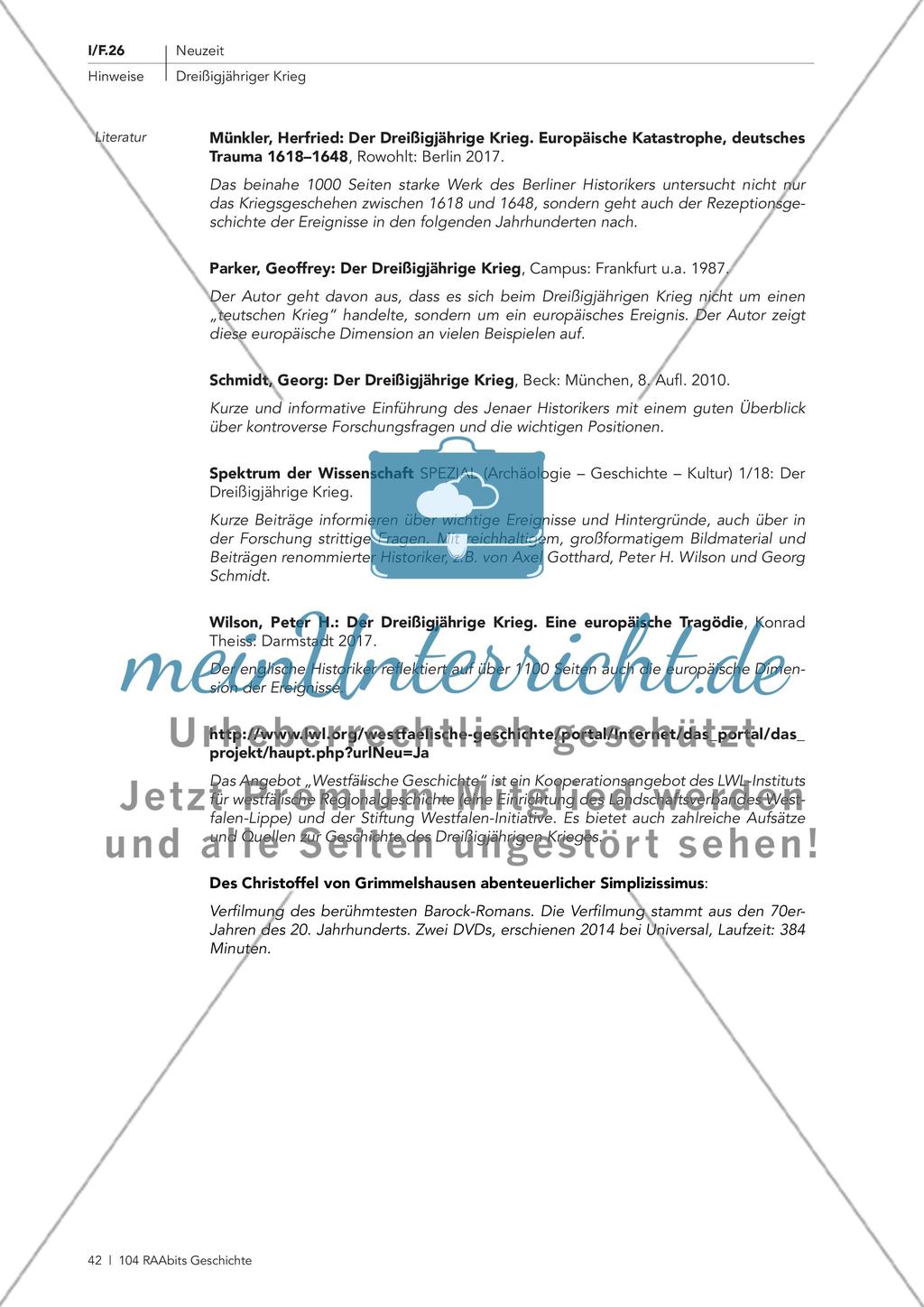 Von den Schrecken des Krieges bis zum Westfälischen Frieden Preview 24
