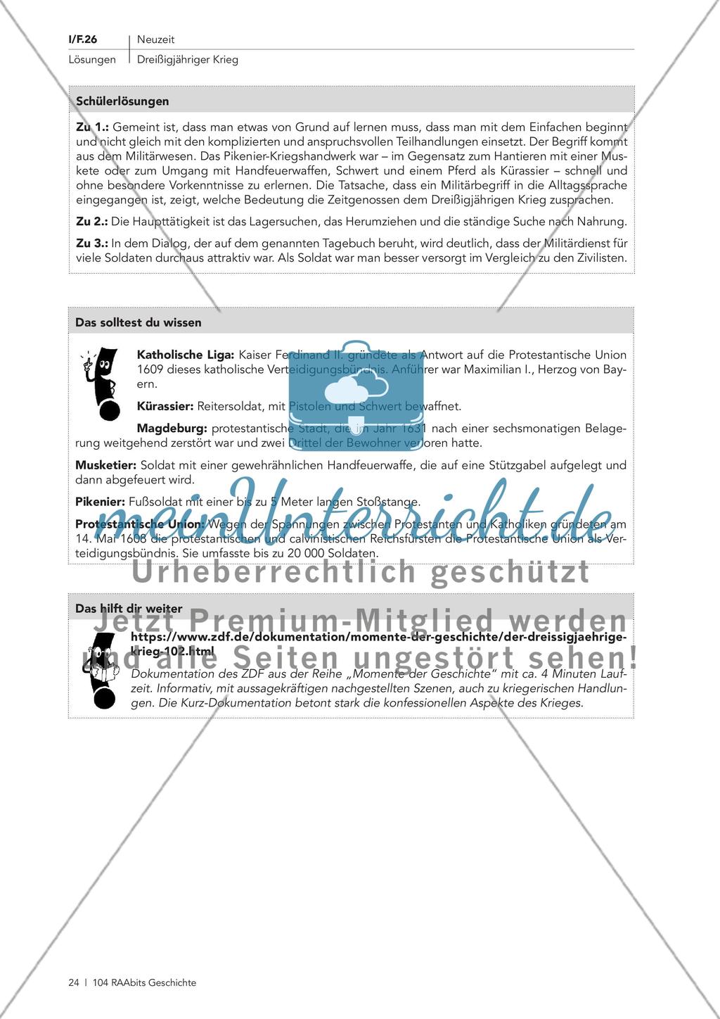 Von den Schrecken des Krieges bis zum Westfälischen Frieden Preview 6