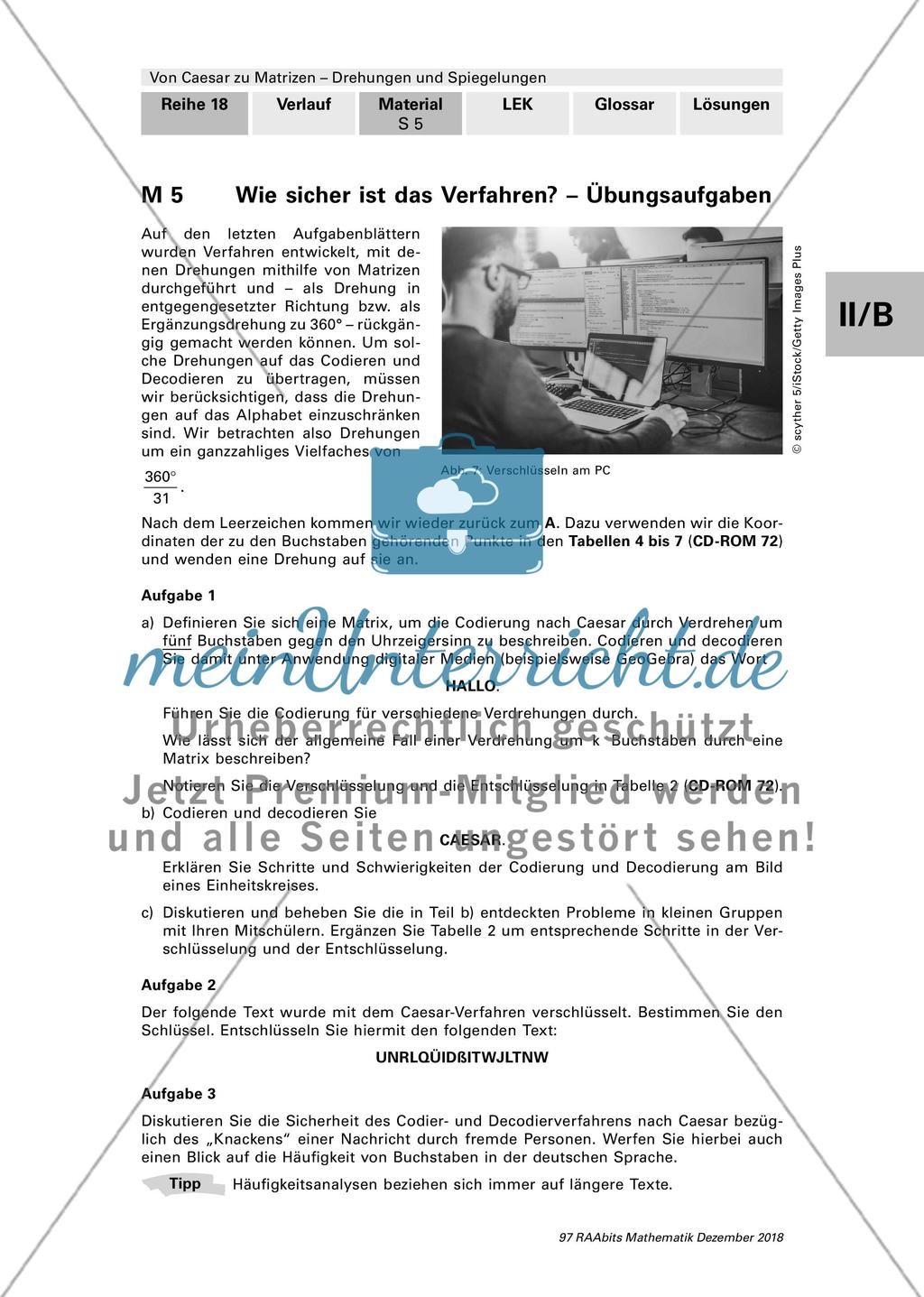 Drehungen und Spiegelungen mit Matrizen Preview 5