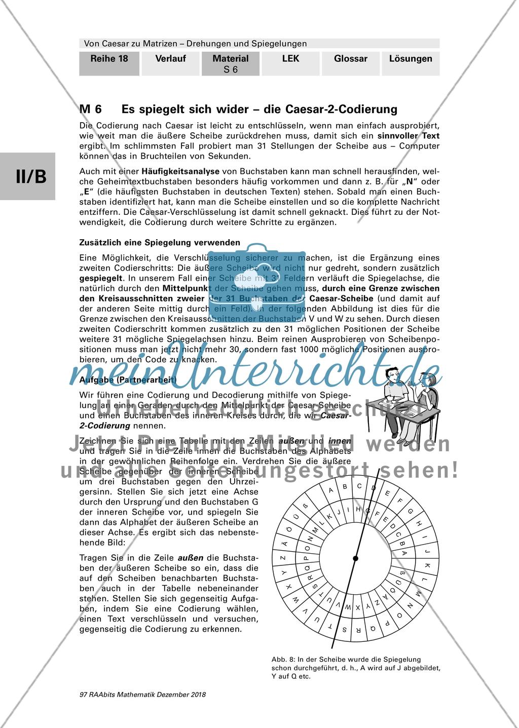 Drehungen und Spiegelungen mit Matrizen Preview 6