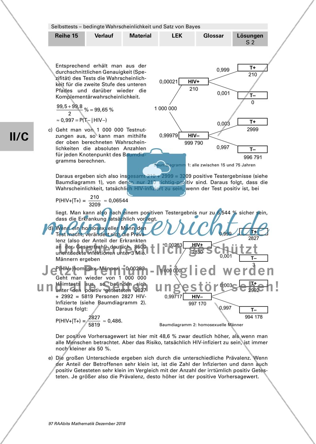 Bedingte Wahrscheinlichkeit und der Satz von Bayes Preview 12