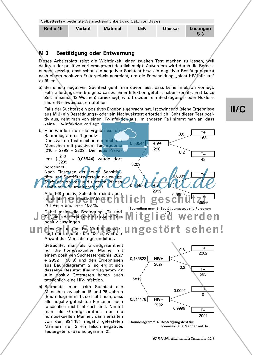 Bedingte Wahrscheinlichkeit und der Satz von Bayes Preview 13