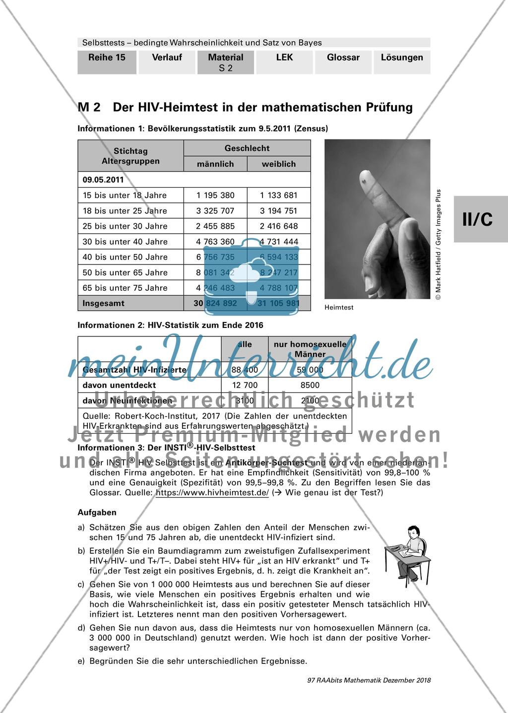 Bedingte Wahrscheinlichkeit und der Satz von Bayes Preview 7