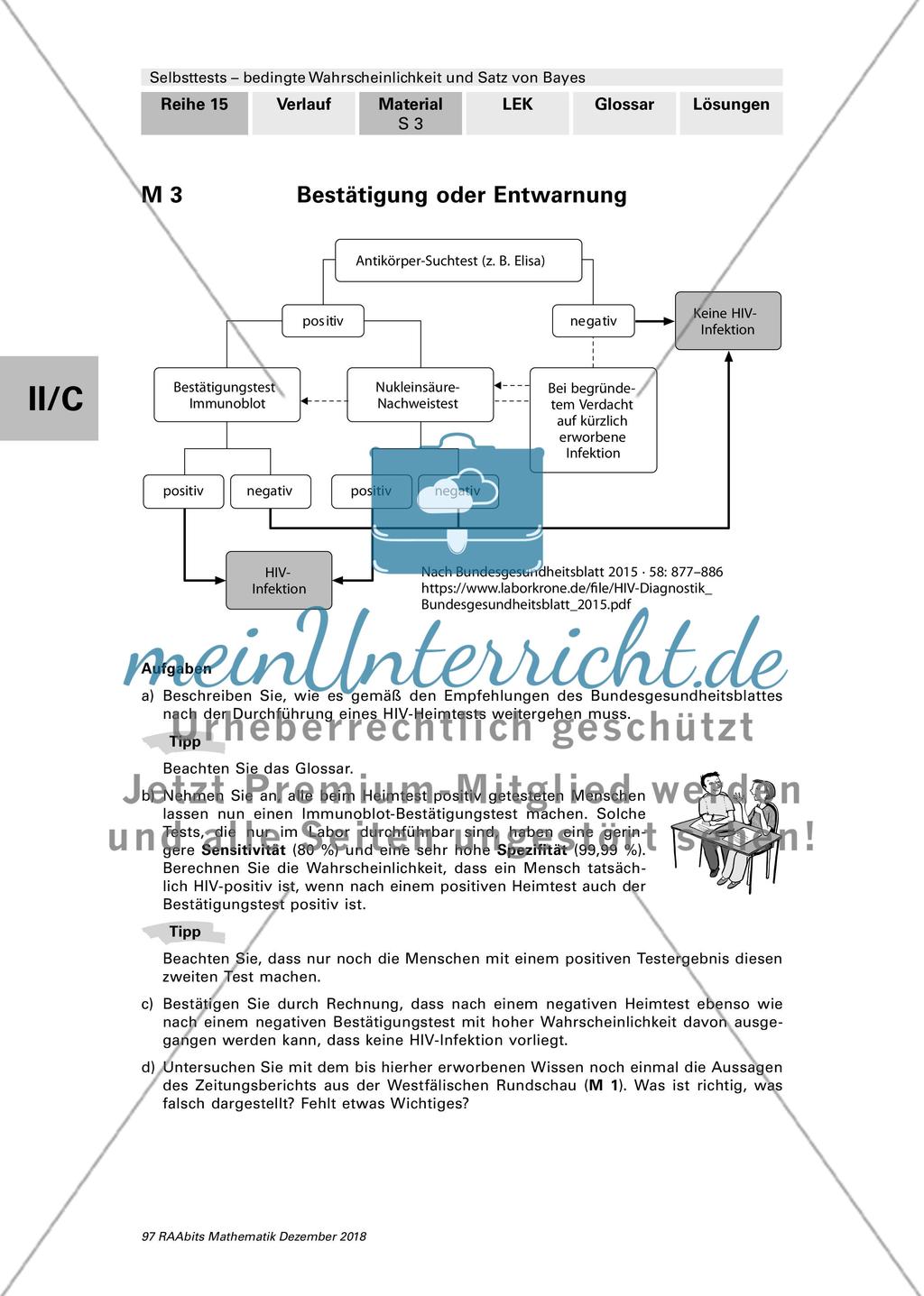 Bedingte Wahrscheinlichkeit und der Satz von Bayes Preview 8