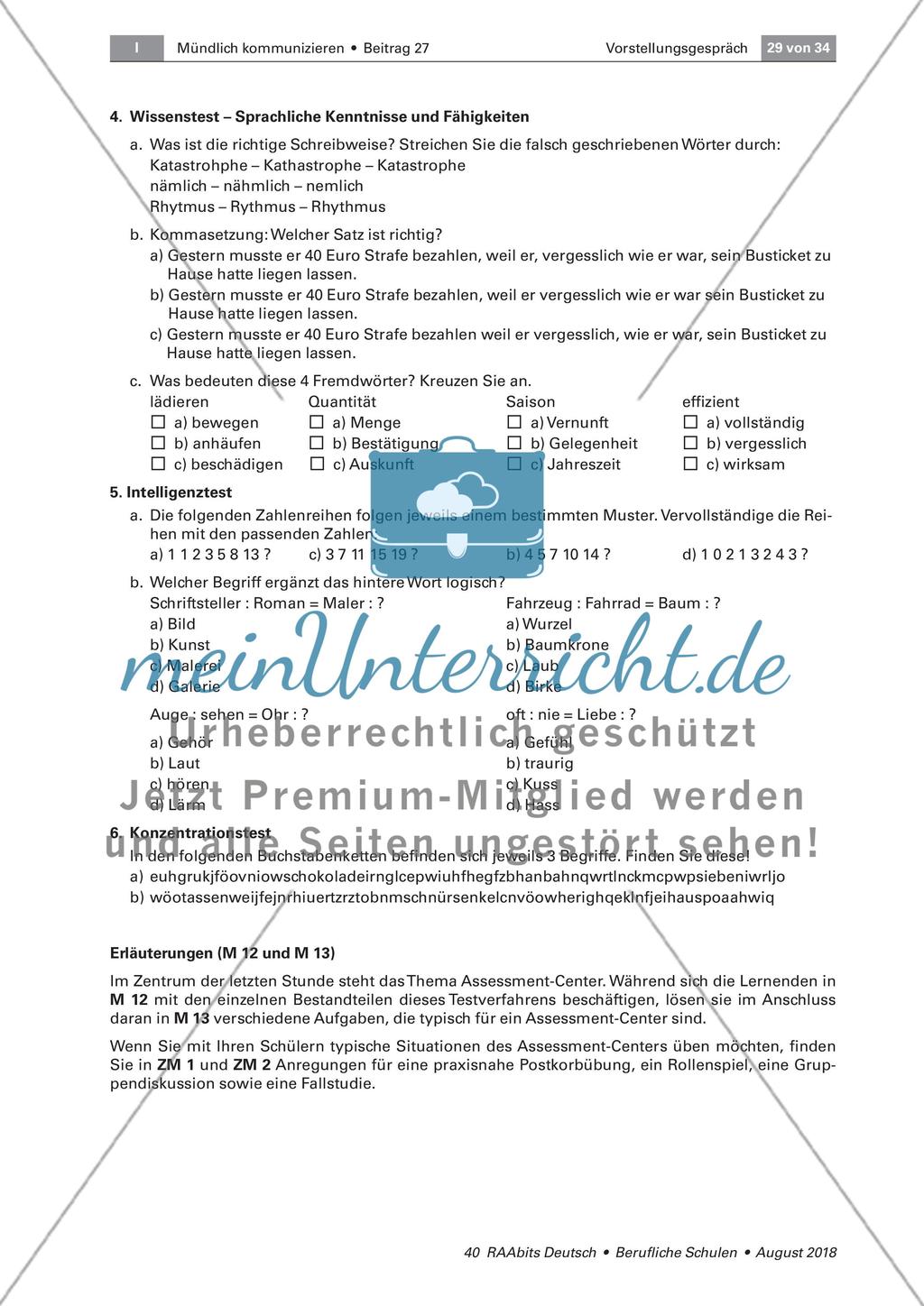 Das Assessment-Center Preview 3