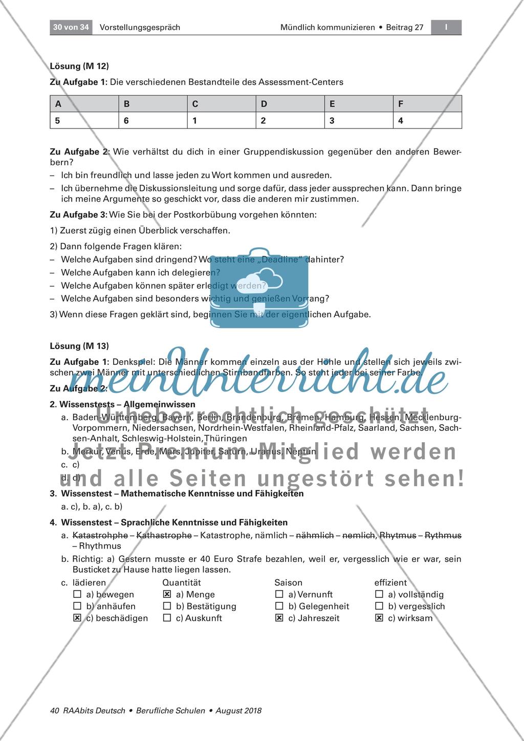 Das Assessment-Center Preview 4