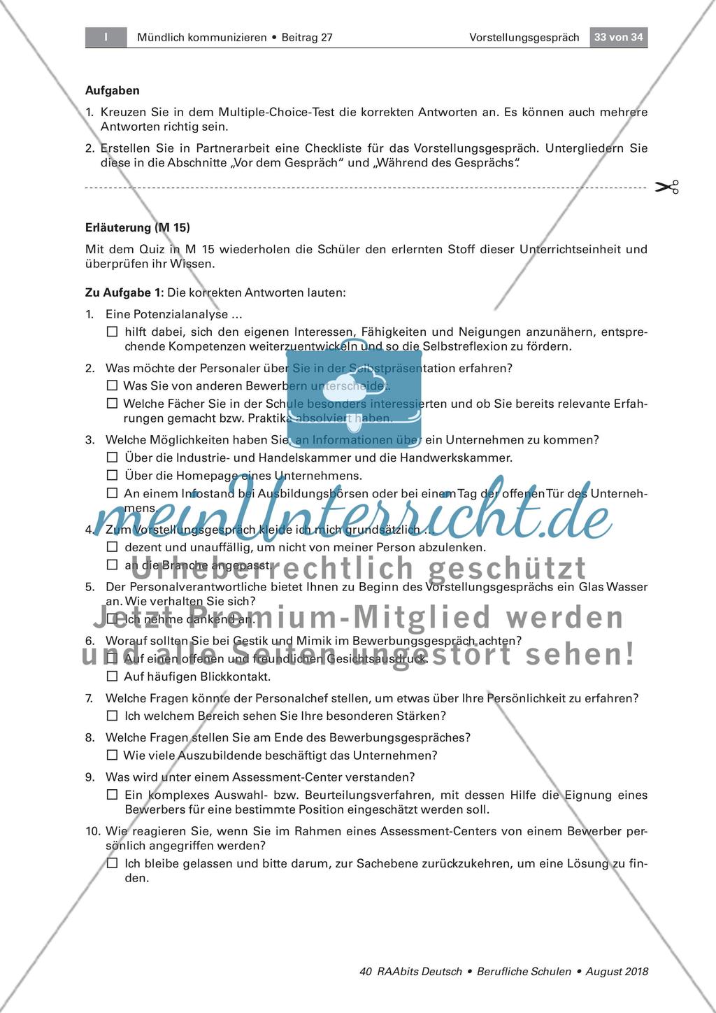 Multiple-Choice Test als spielerische Lernerfolgskontrolle Preview 2