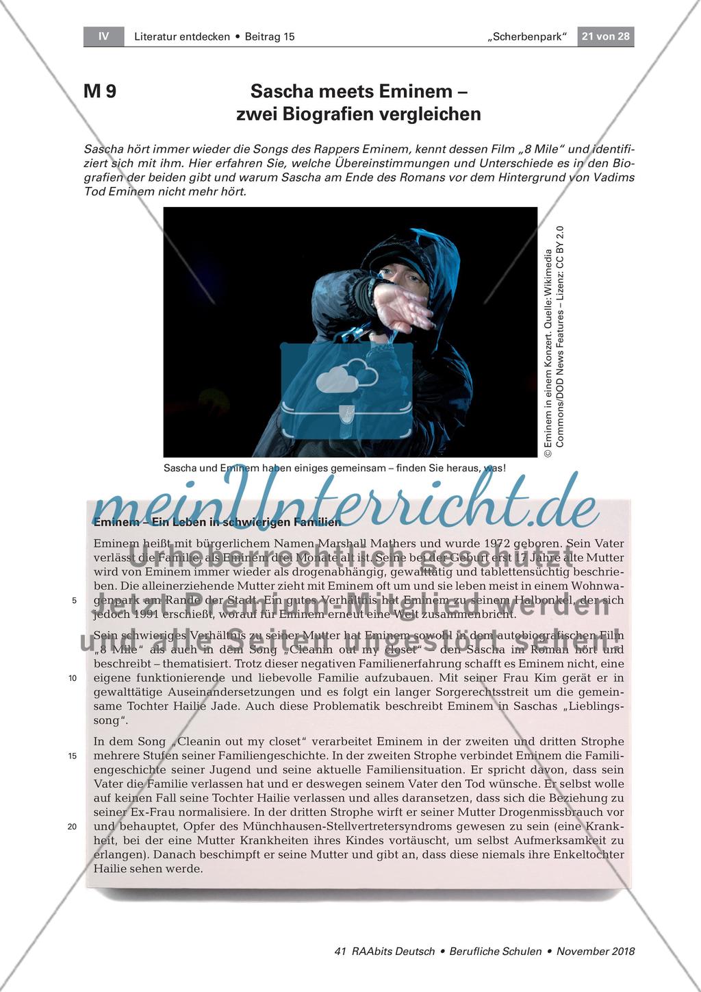 Alina Bronsky - Scherbenpark: Musik als Mittel der Selbstfindung Preview 1