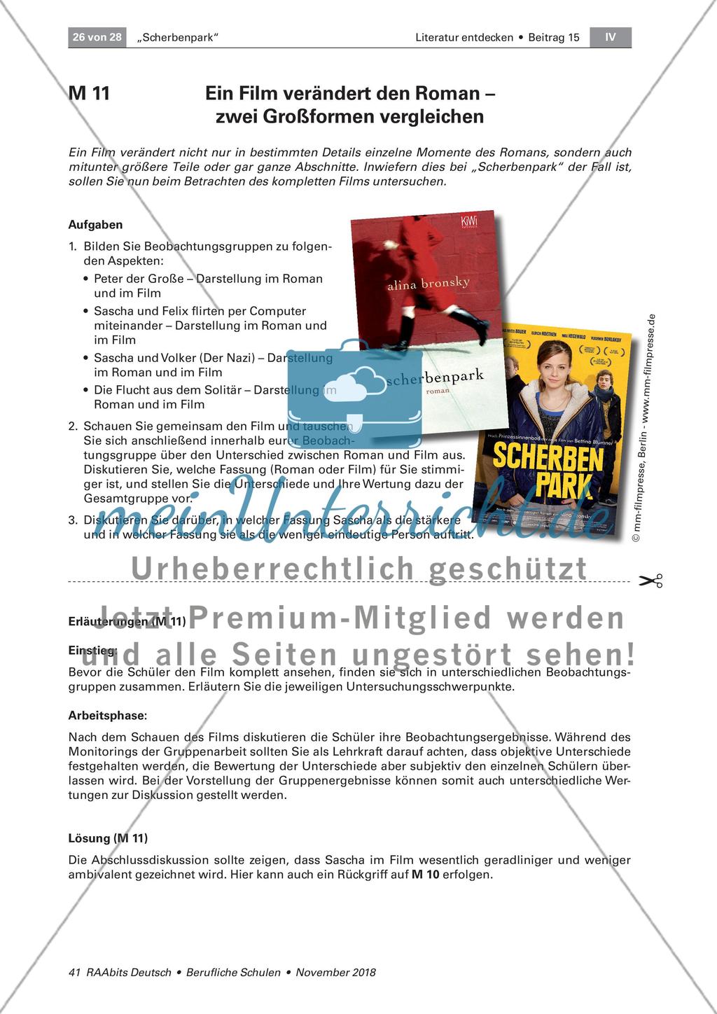 Alina Bronsky - Scherbenpark: Filmversion Preview 3