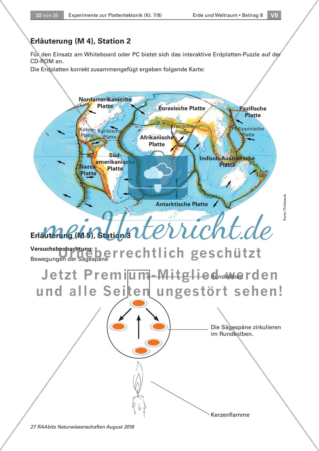 Anhang: Experimente zur Plattentektonik Preview 2