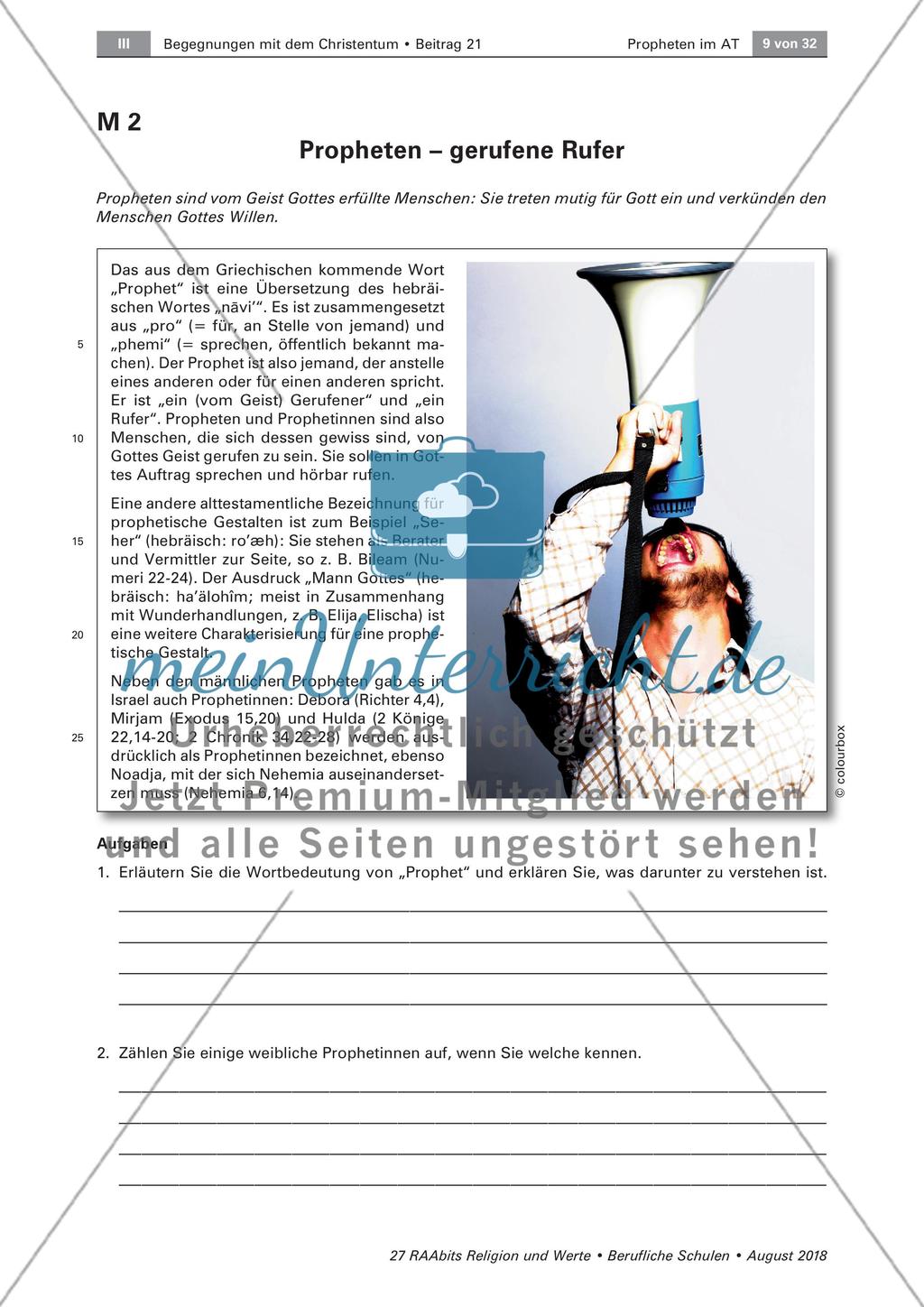 Merkmale der Prophetie Preview 2