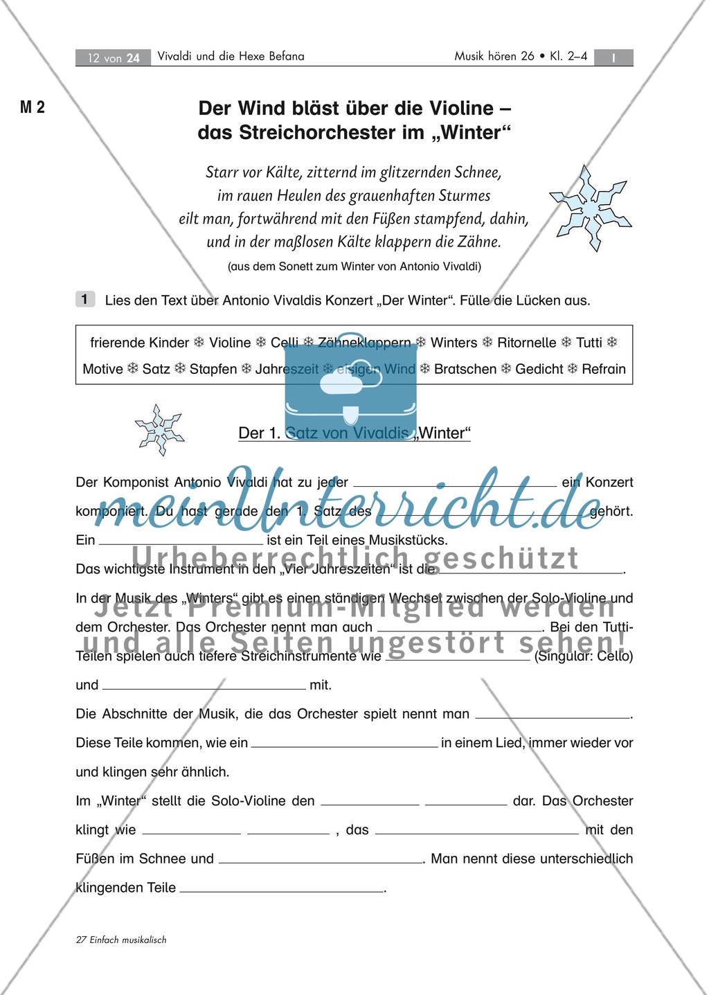 Klirrende Kälte und knisternder Kamin - mit Vivaldi und der Hexe Befana durch den Winter mit 7 Audio-Tracks, Stand: 09/2018 Preview 12