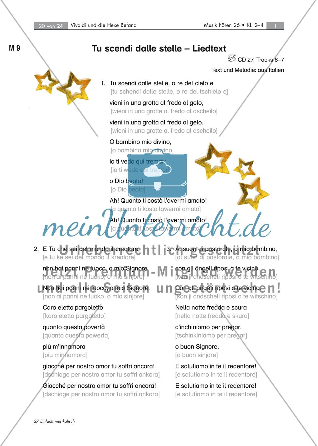 Klirrende Kälte und knisternder Kamin - mit Vivaldi und der Hexe Befana durch den Winter mit 7 Audio-Tracks, Stand: 09/2018 Preview 20