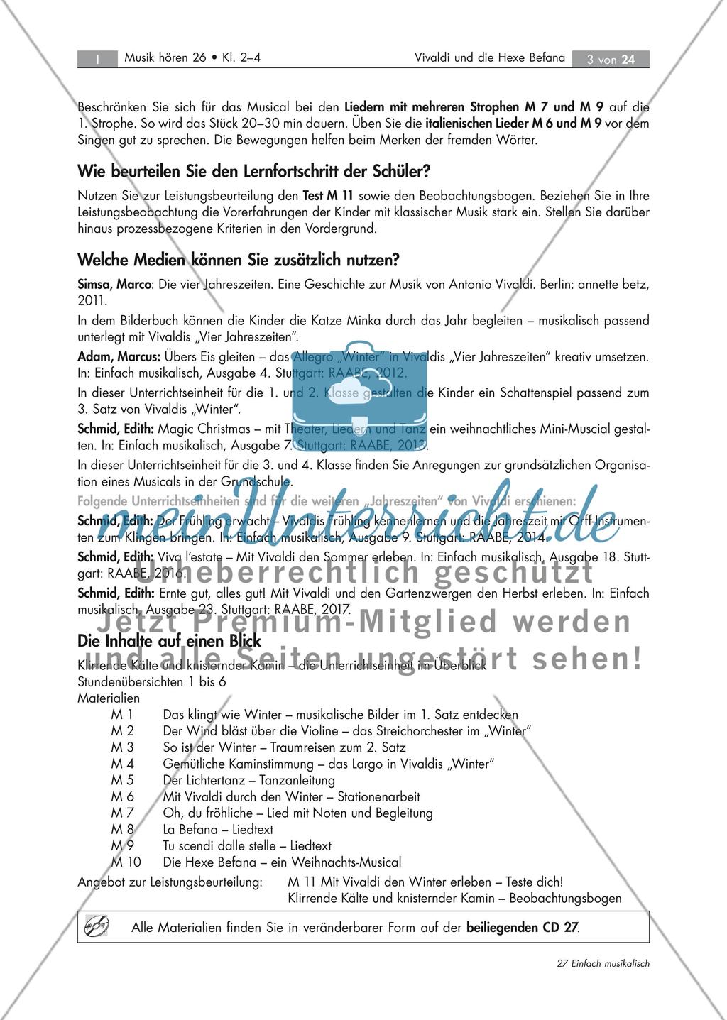 Klirrende Kälte und knisternder Kamin - mit Vivaldi und der Hexe Befana durch den Winter mit 7 Audio-Tracks, Stand: 09/2018 Preview 3