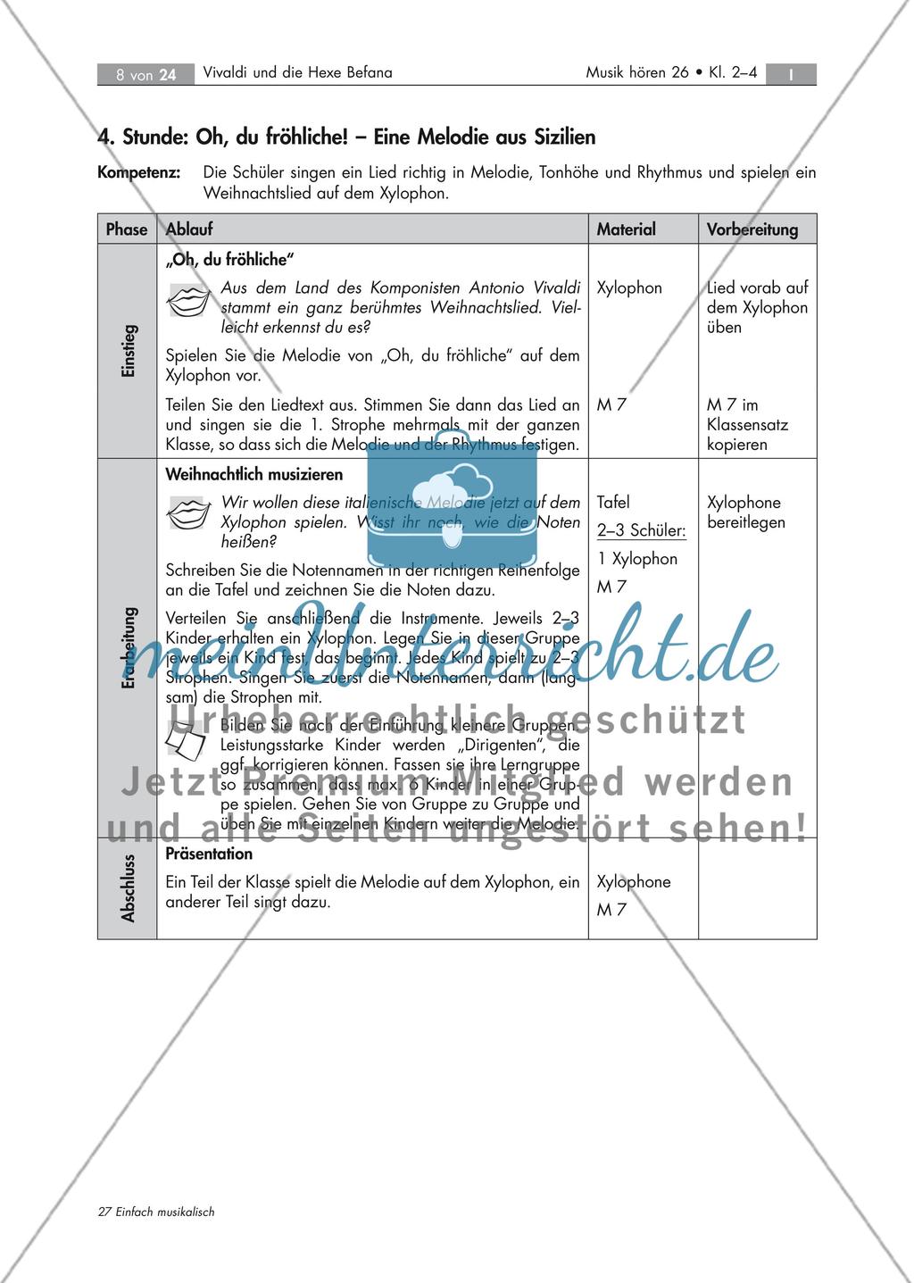 Klirrende Kälte und knisternder Kamin - mit Vivaldi und der Hexe Befana durch den Winter mit 7 Audio-Tracks, Stand: 09/2018 Preview 8