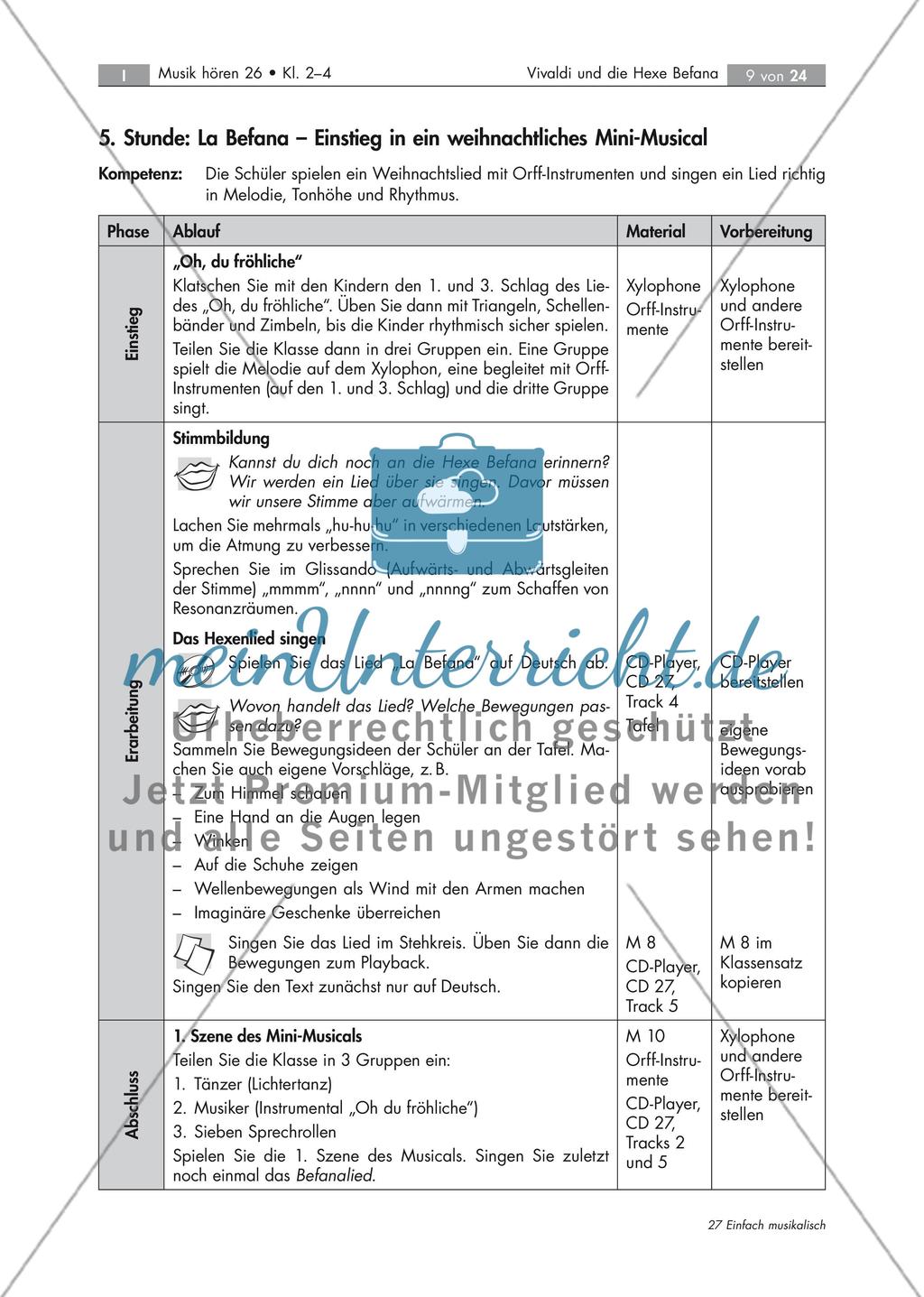 Klirrende Kälte und knisternder Kamin - mit Vivaldi und der Hexe Befana durch den Winter mit 7 Audio-Tracks, Stand: 09/2018 Preview 9