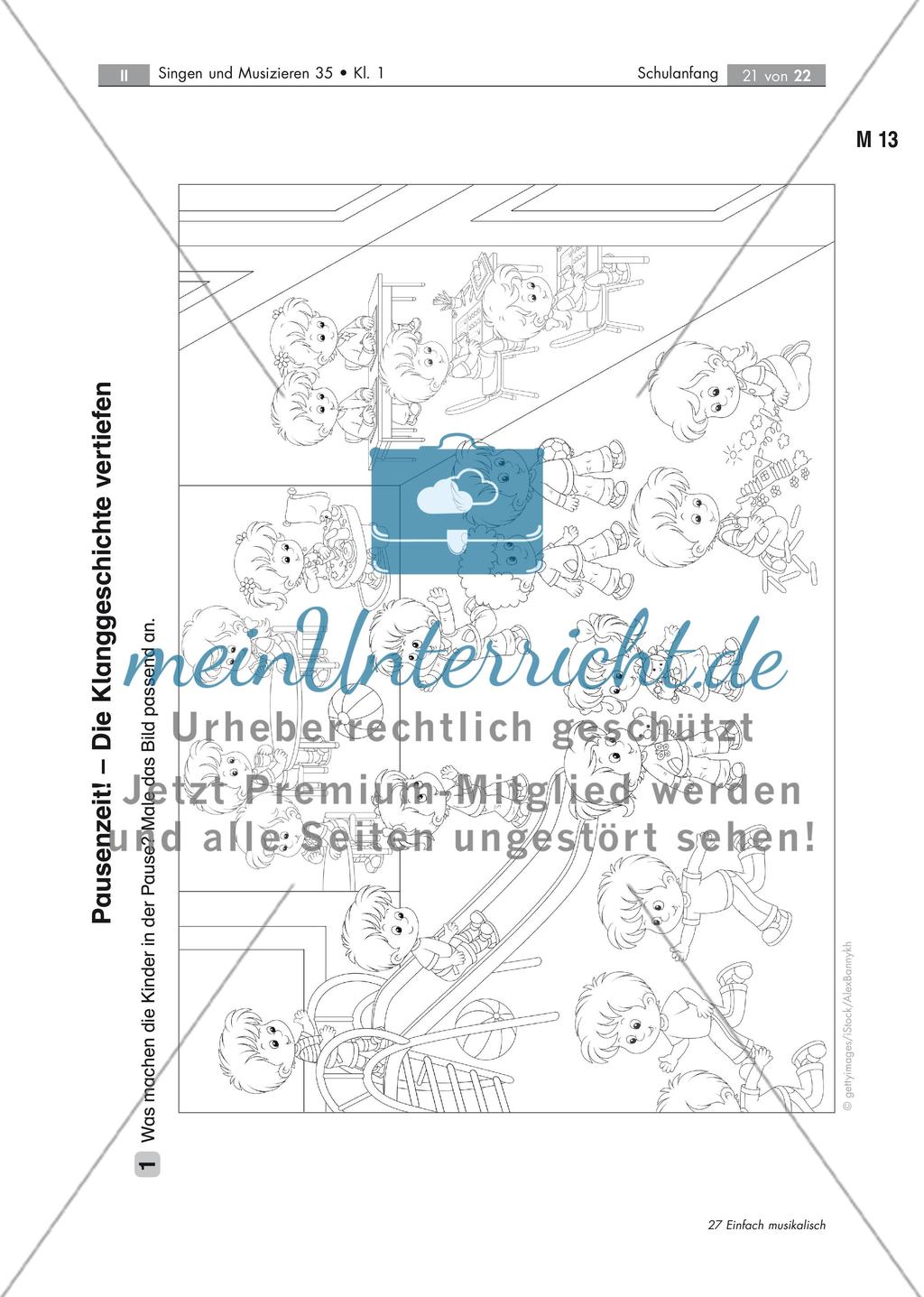 In der Schule fühl' ich mich wohl! - Musizieren mit Schulanfängern mit 7 Audio-Tracks, Stand: 09/2018 Preview 21