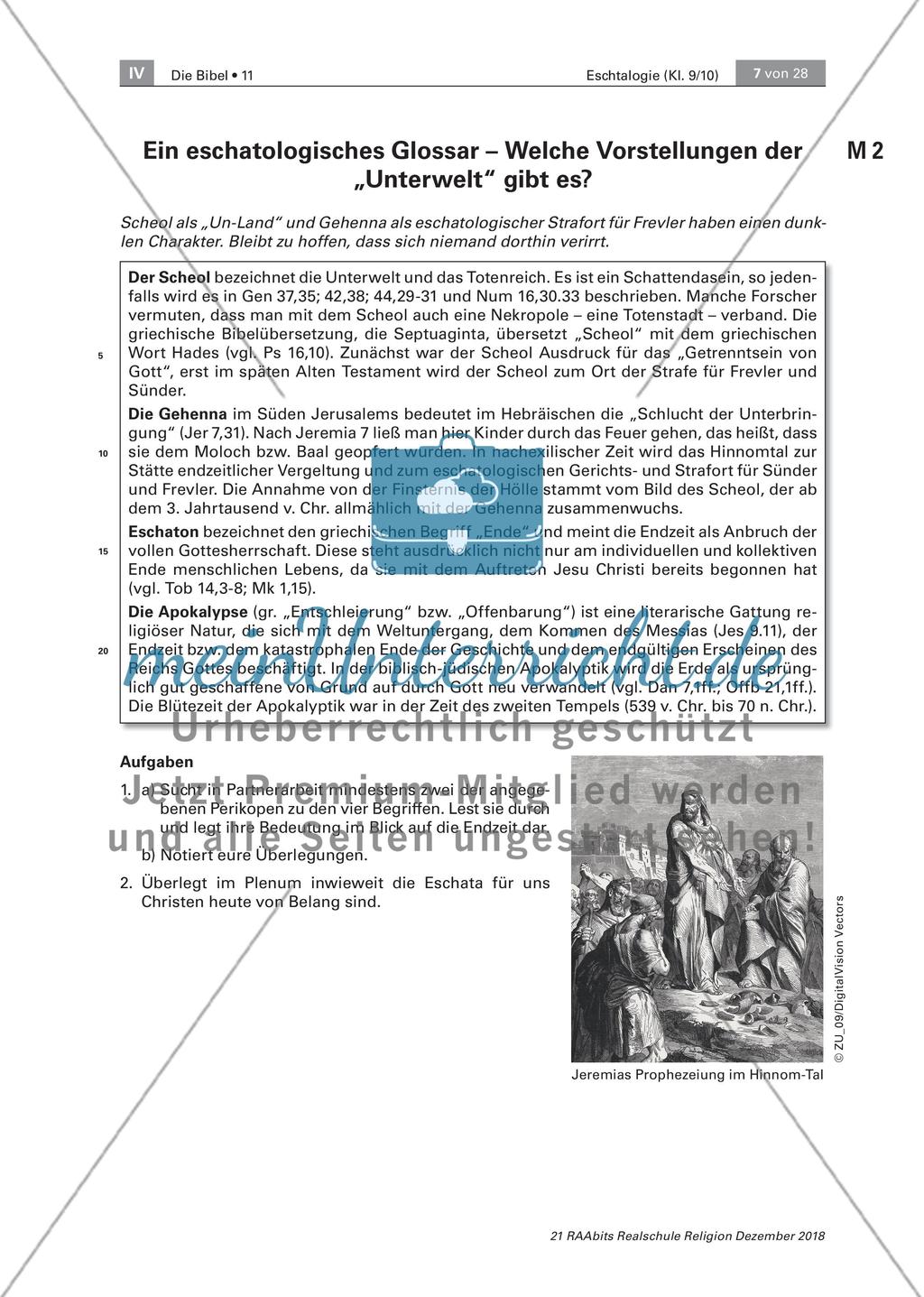 Jenseitsvorstellungen im Alten Testament: Die Entwicklung des Auferstehungsglaubens Preview 2