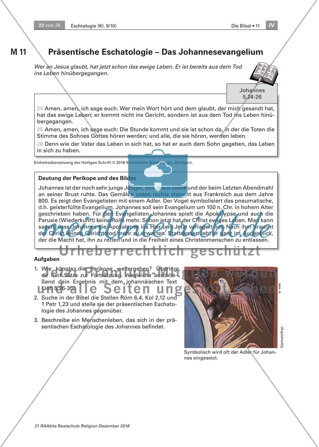 Hoffnung im Diesseits: Eschatologische Texte aus dem Evangelium Preview 3