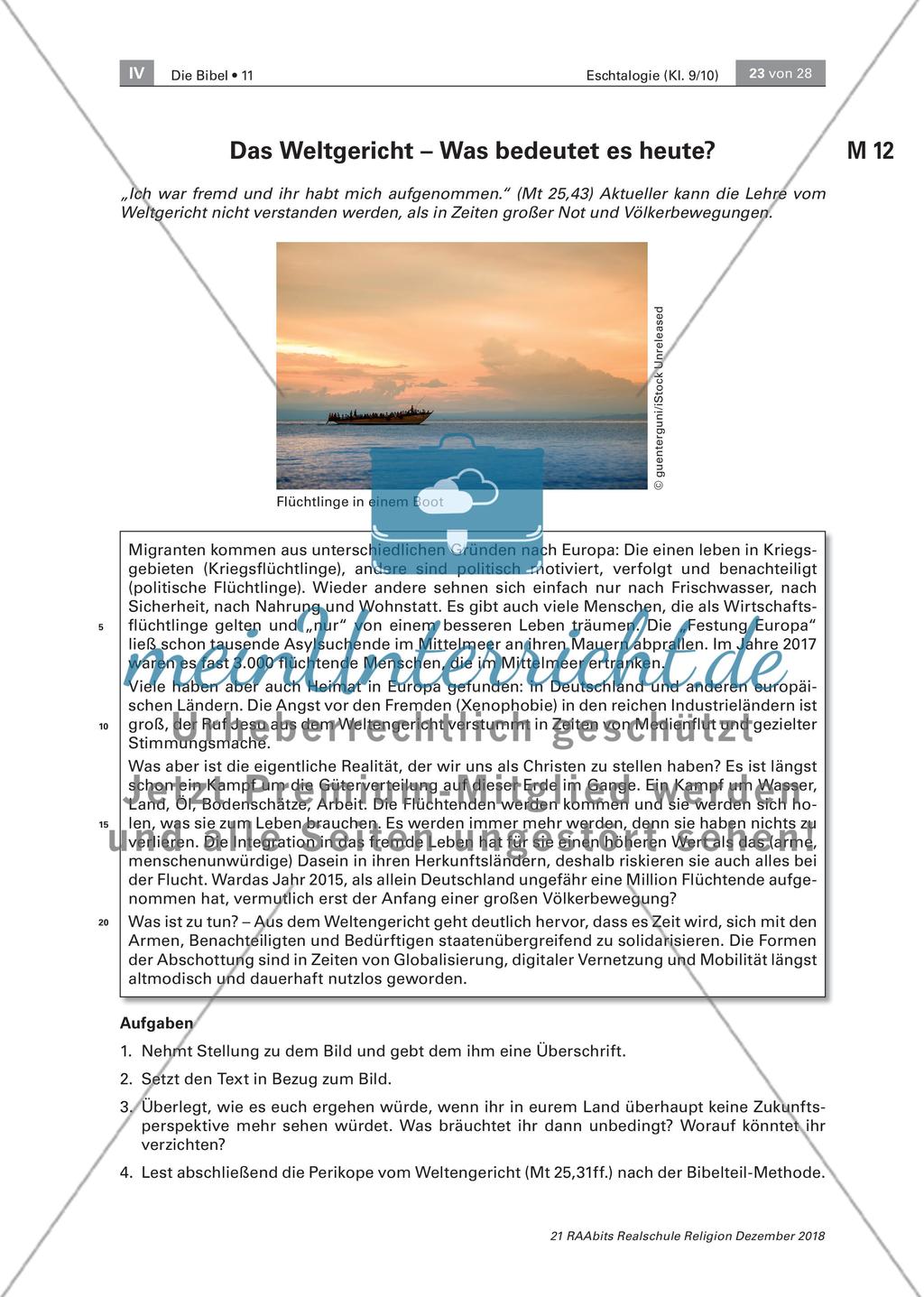 Hoffnung im Diesseits: Eschatologische Texte aus dem Evangelium Preview 4