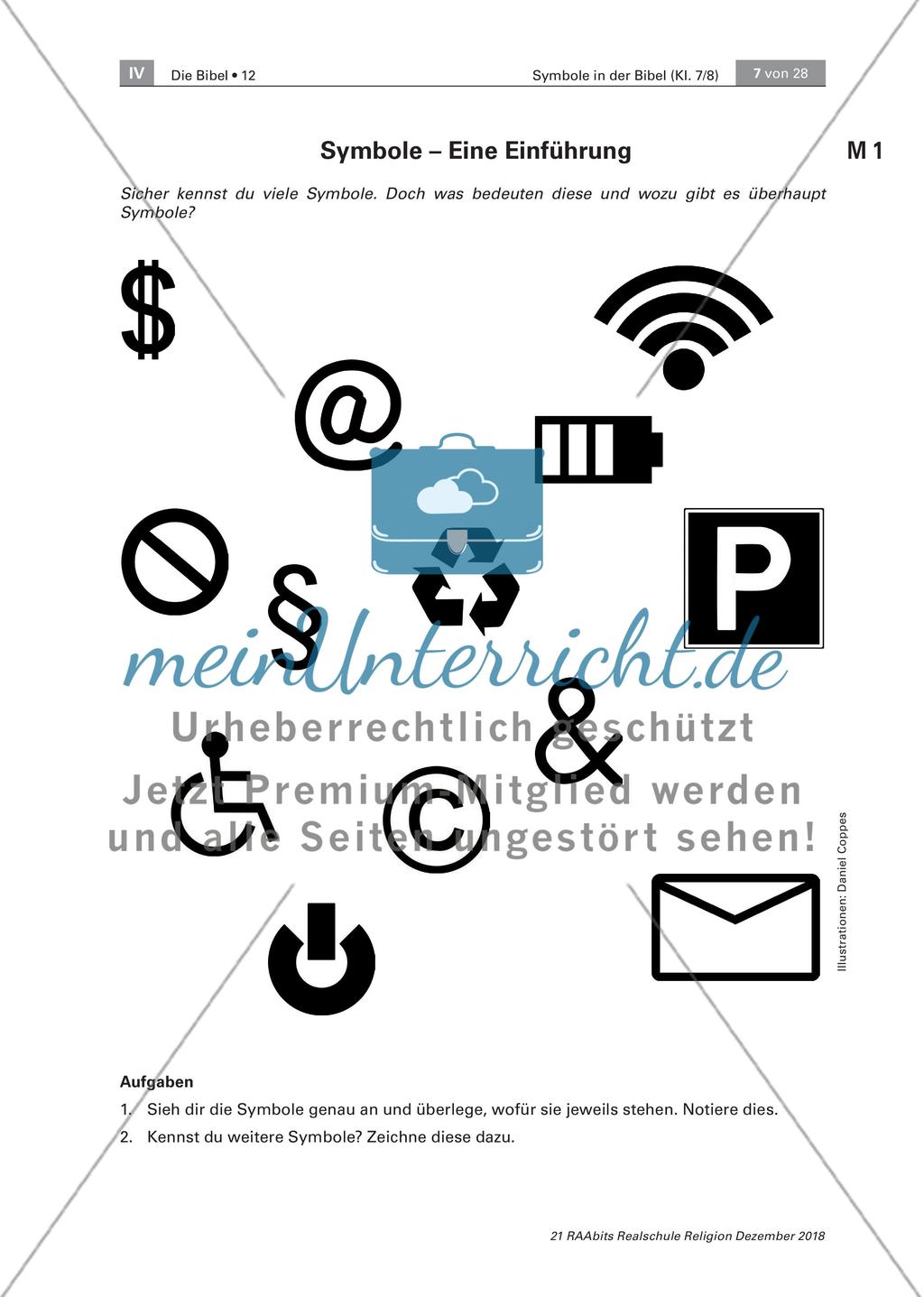 Baustein 1: Symbole im Alltag und ihre Bedeutung Preview 1