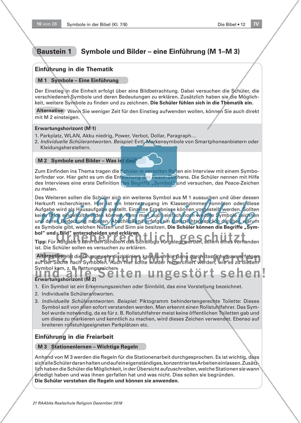 Baustein 1: Symbole im Alltag und ihre Bedeutung Preview 4