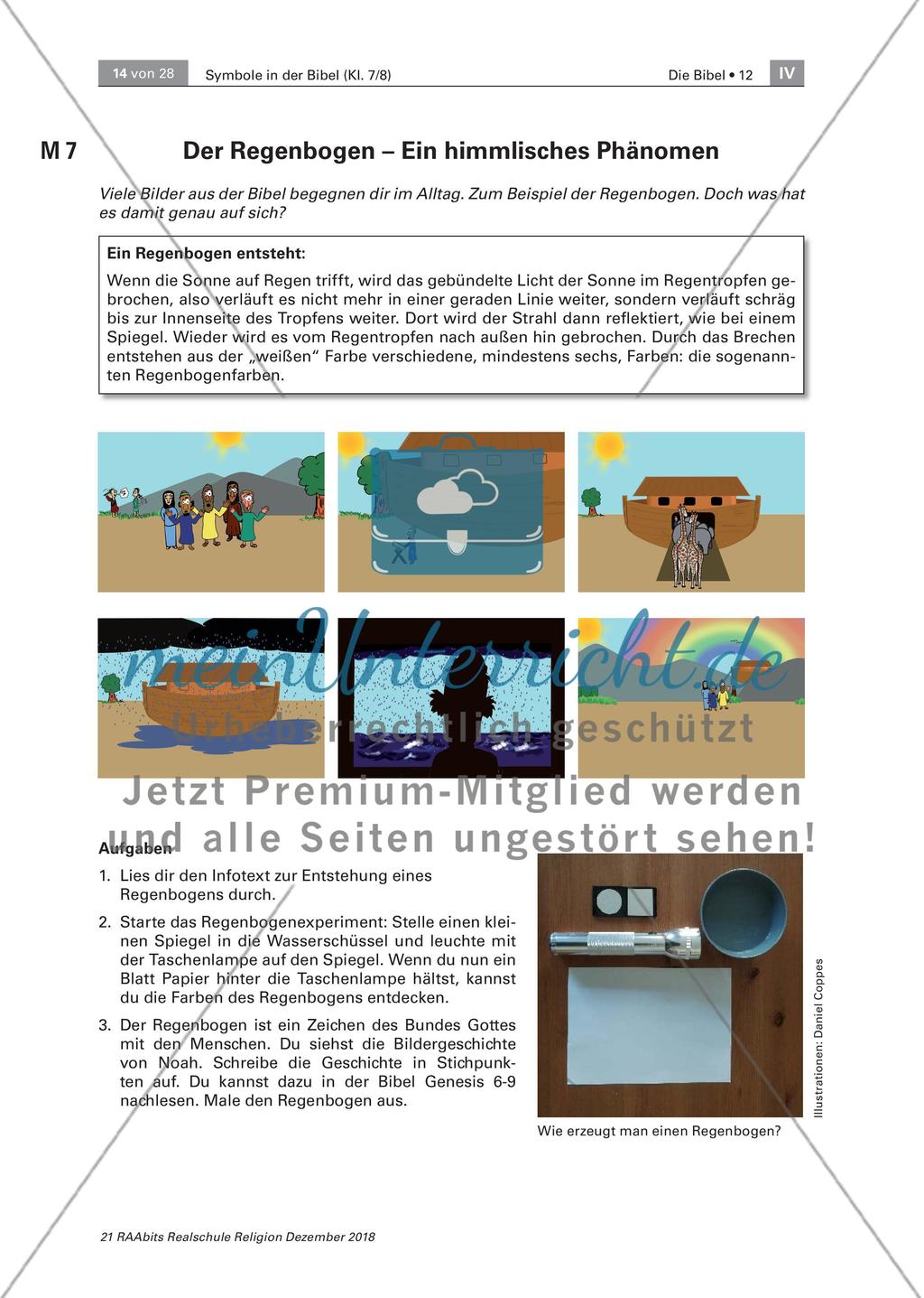 Biblische Symbole an 10 Stationen Preview 4