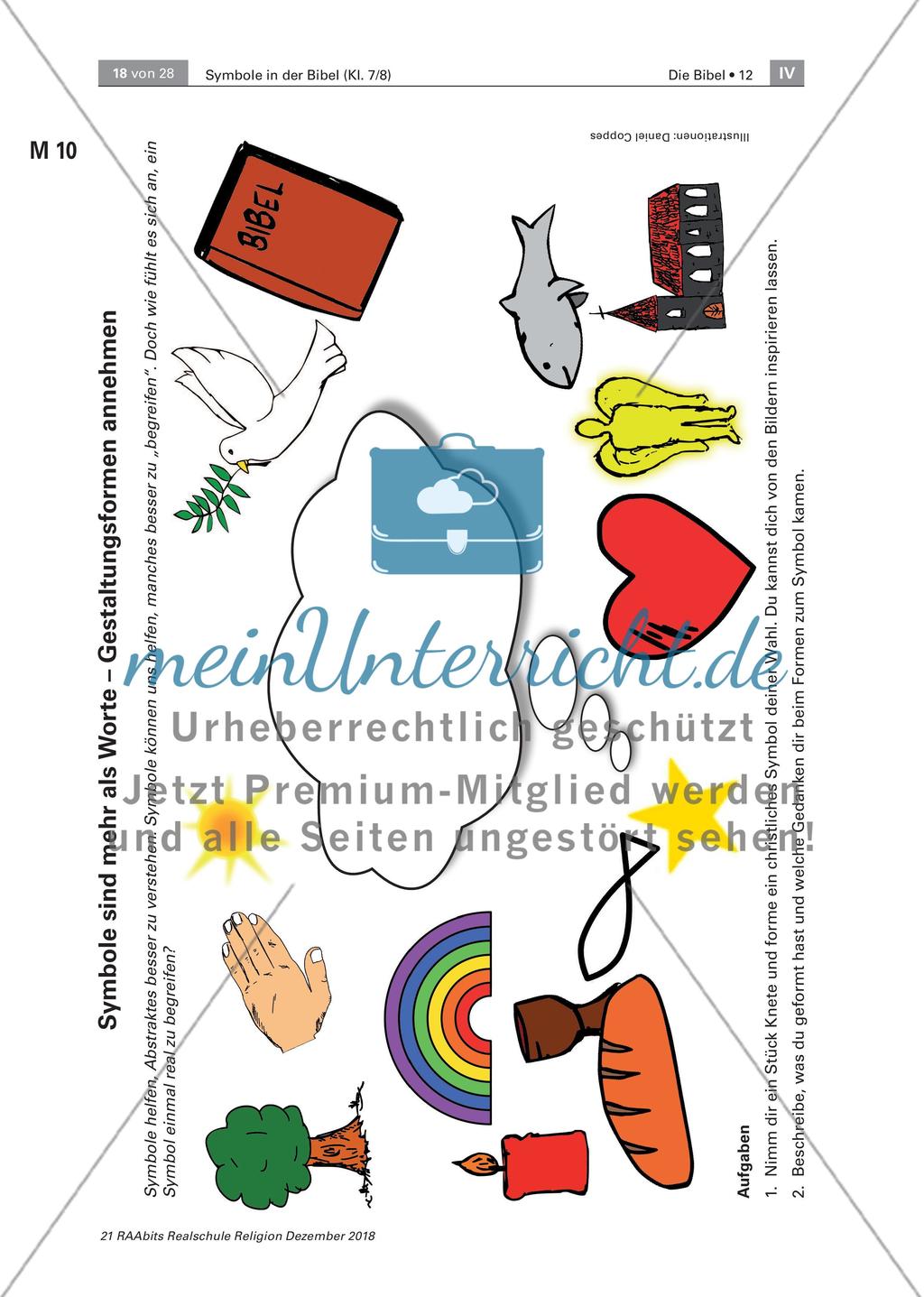 Biblische Symbole an 10 Stationen Preview 8