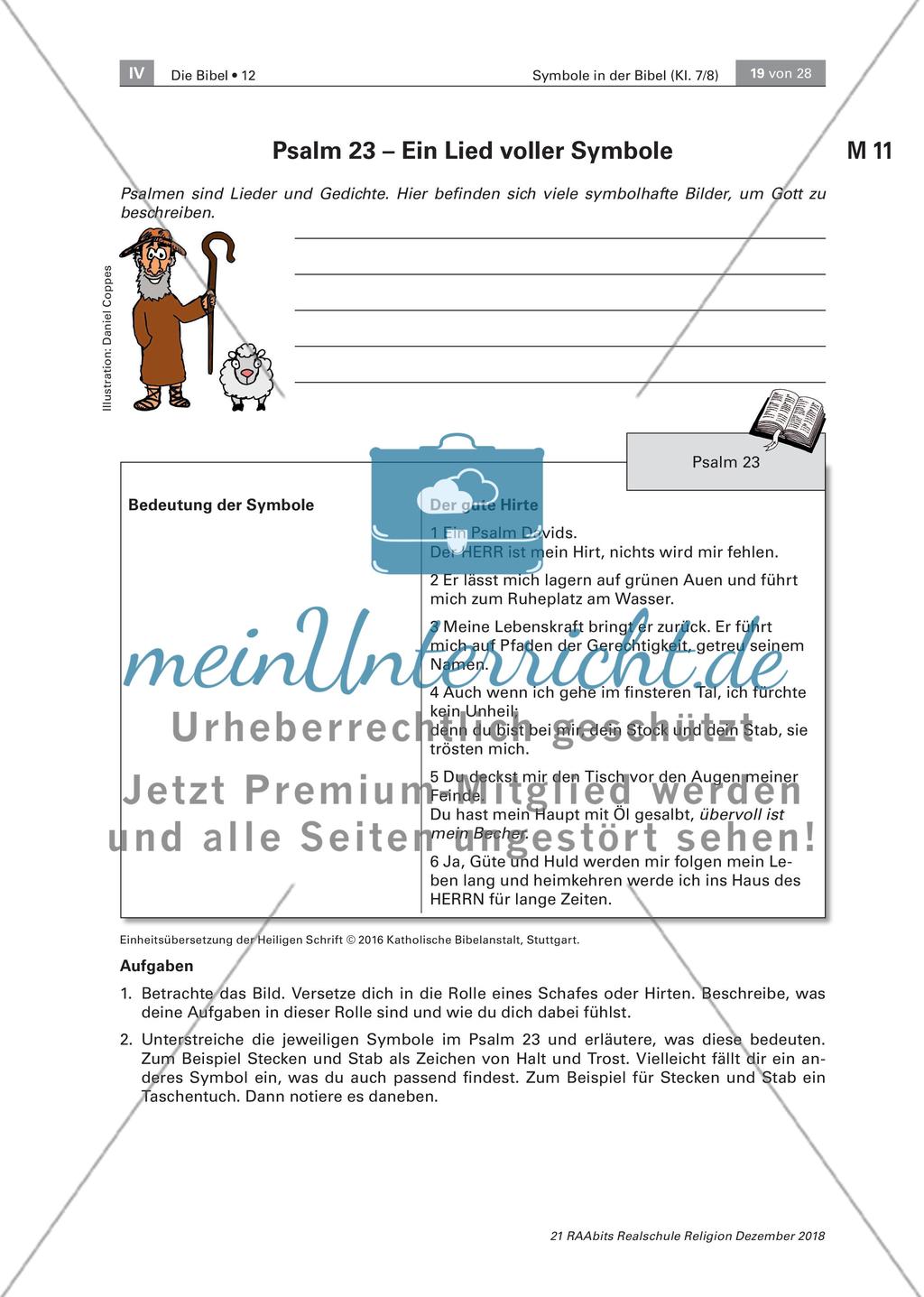 Biblische Symbole an 10 Stationen Preview 9