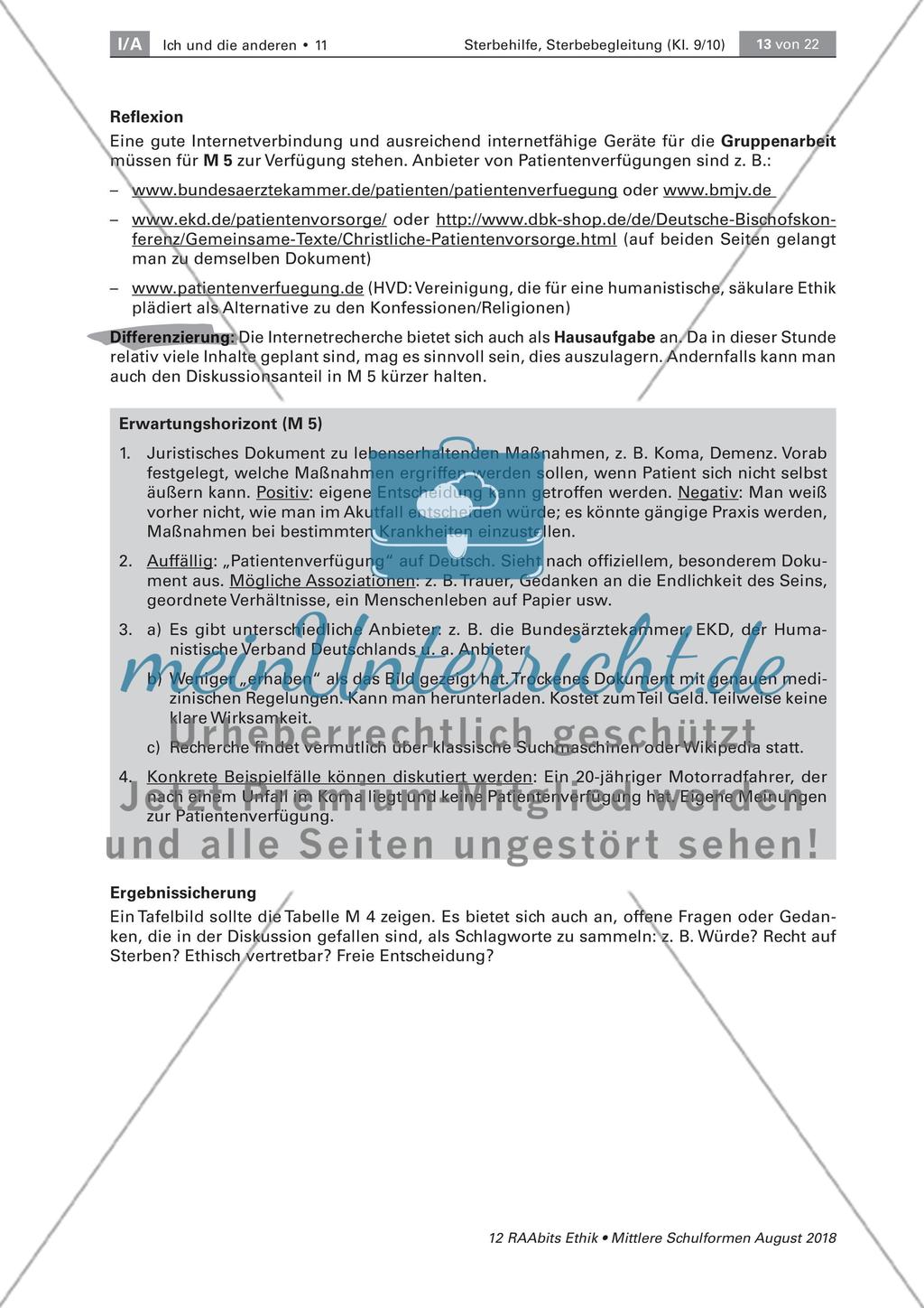 Aspekte der Sterbehilfe Preview 8