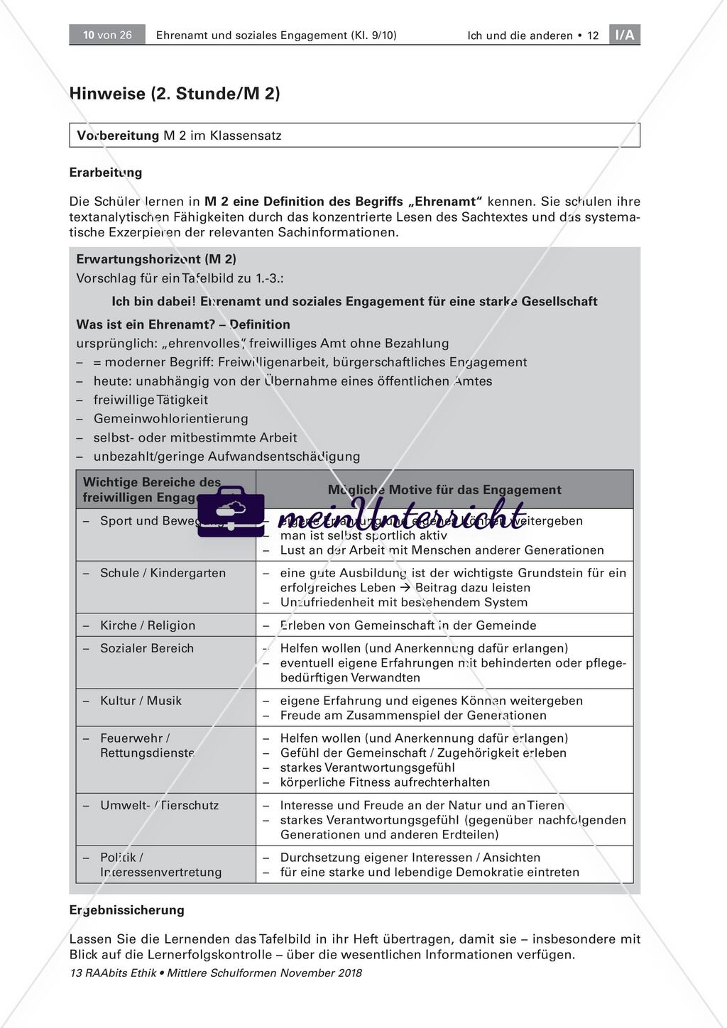 Das Ehrenamt: Bedeutung und Beweggründe Preview 4