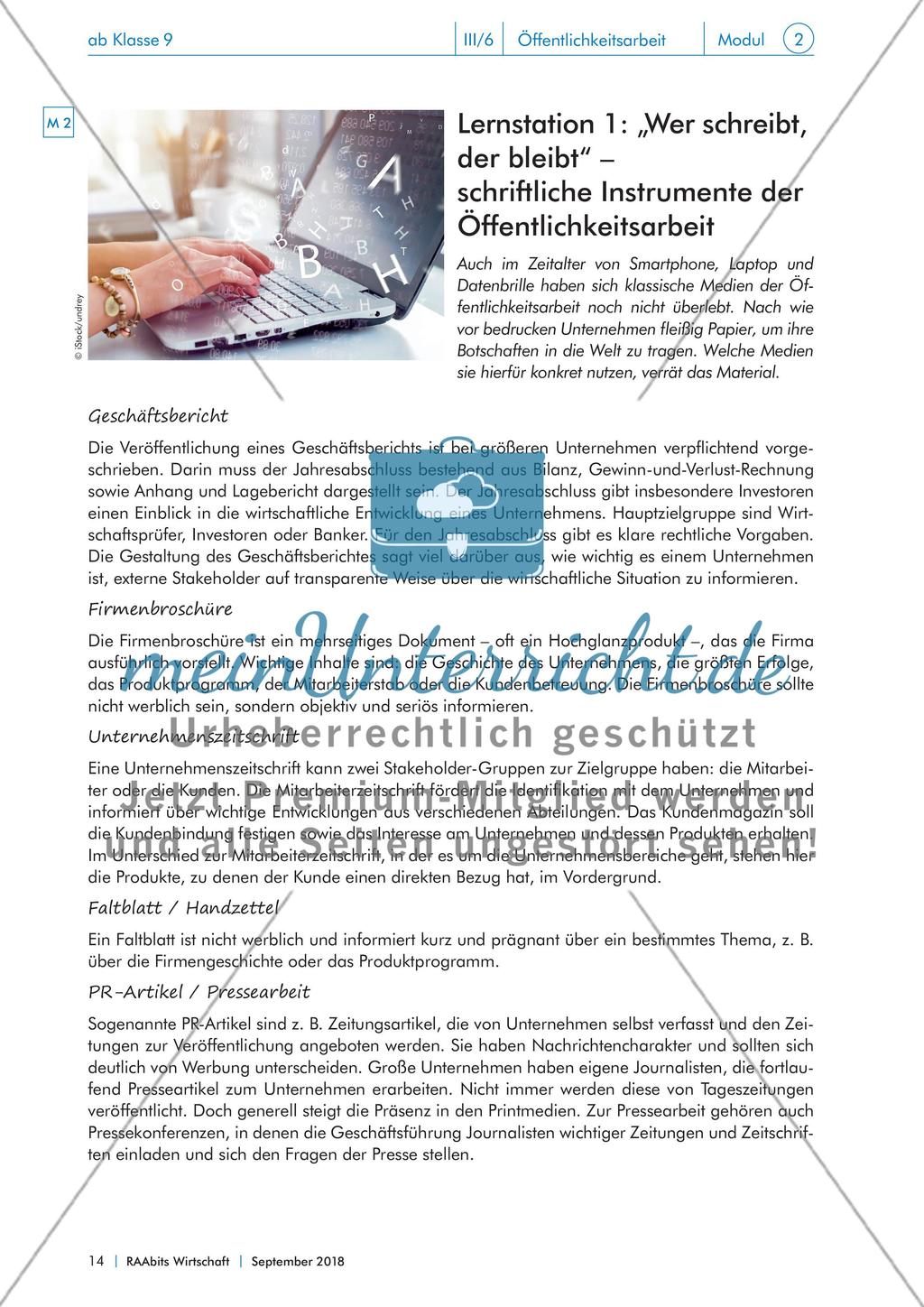 Öffentlichkeitsarbeit von Unternehmen Preview 14