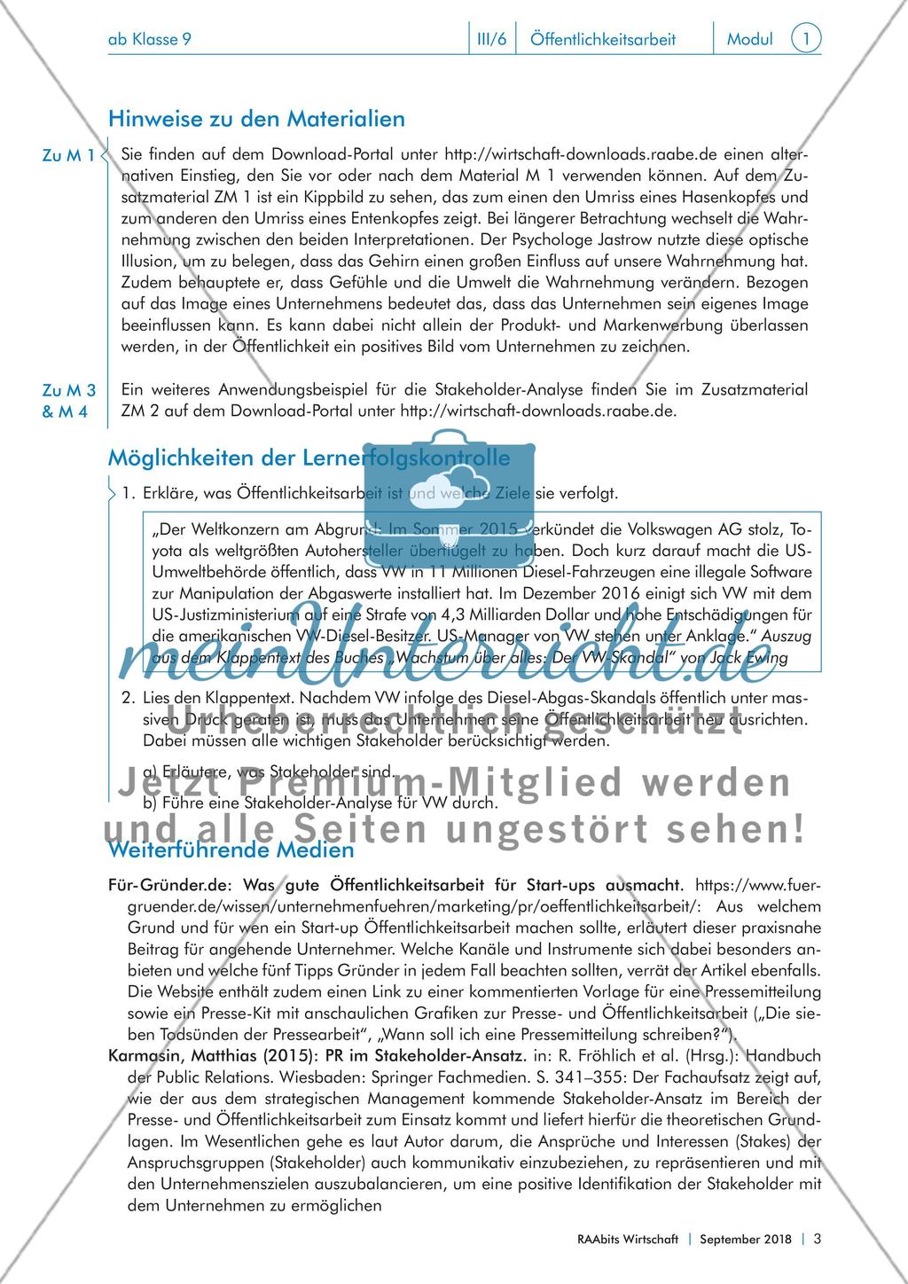 Öffentlichkeitsarbeit von Unternehmen Preview 3