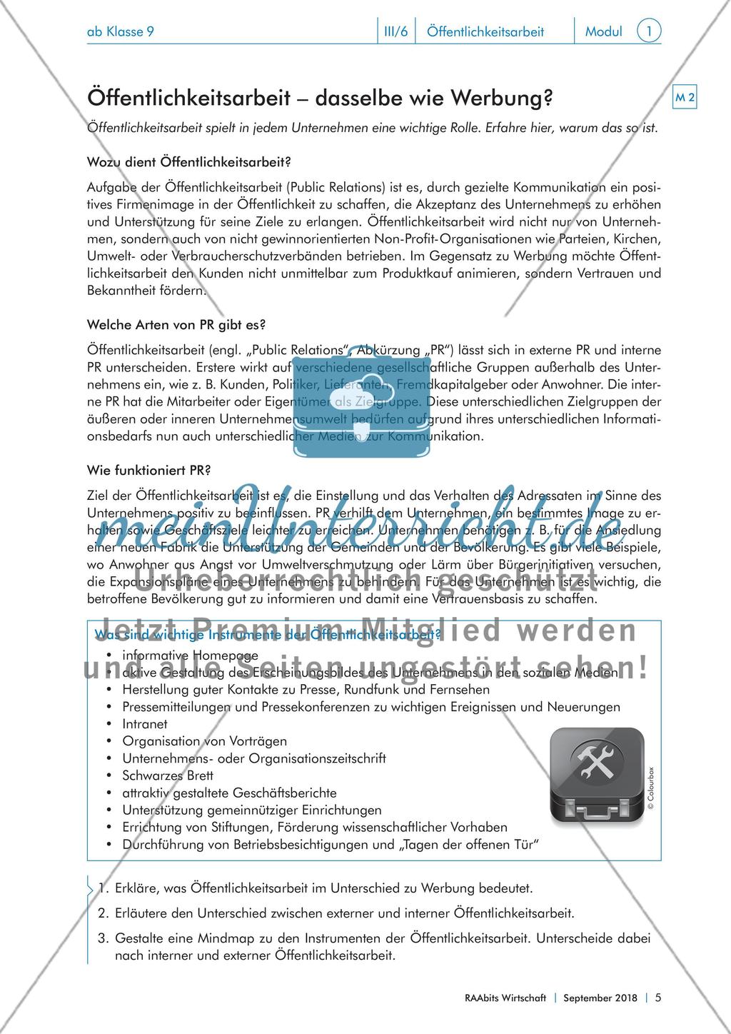 Öffentlichkeitsarbeit von Unternehmen Preview 5