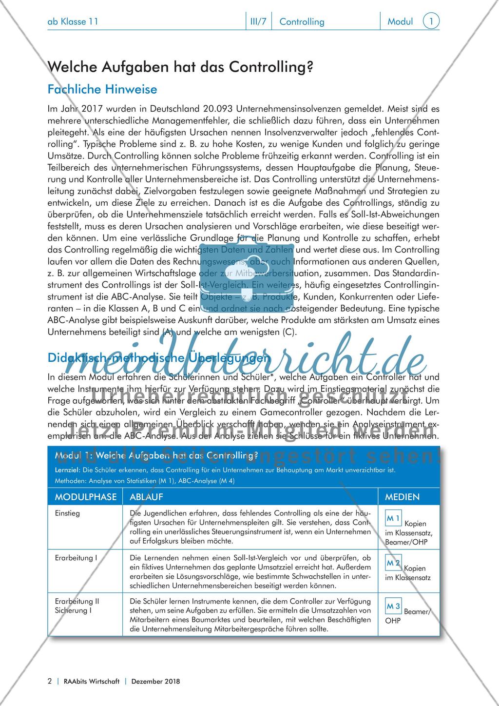 Grundwissen Controlling Preview 2
