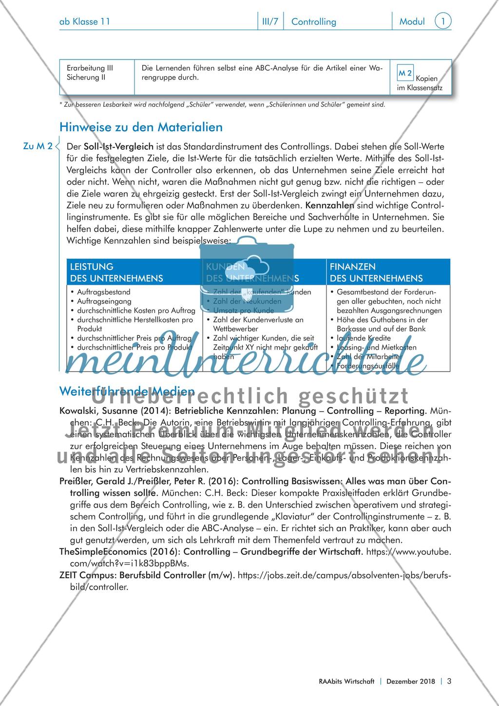 Grundwissen Controlling Preview 3