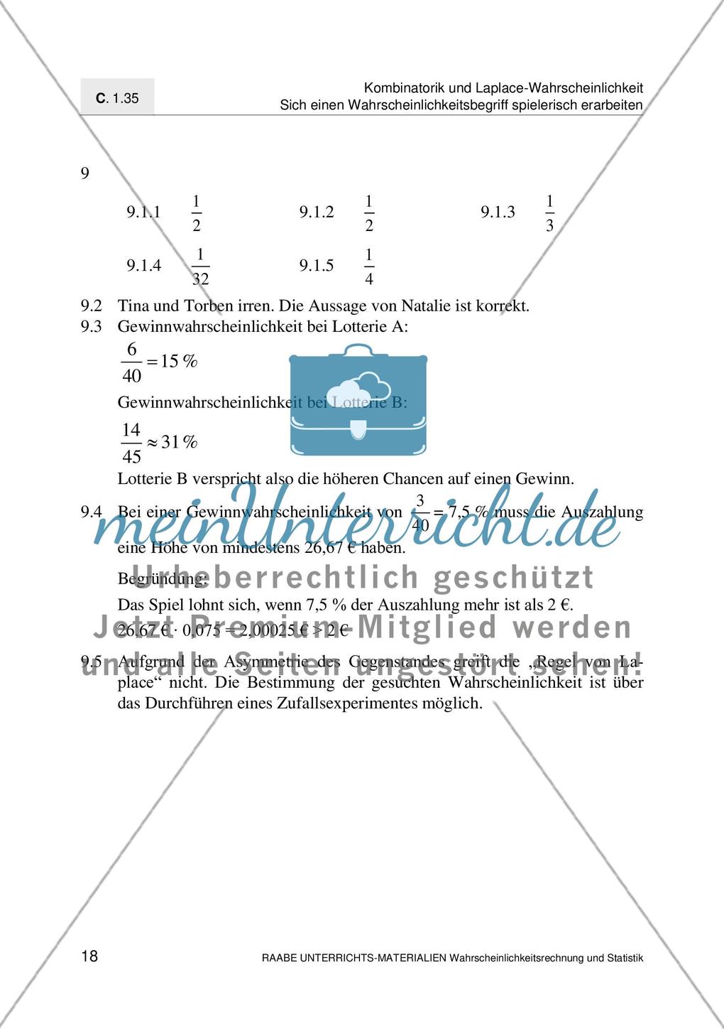 Erarbeitung des Wahrscheinlichkeitsbegriff Preview 20