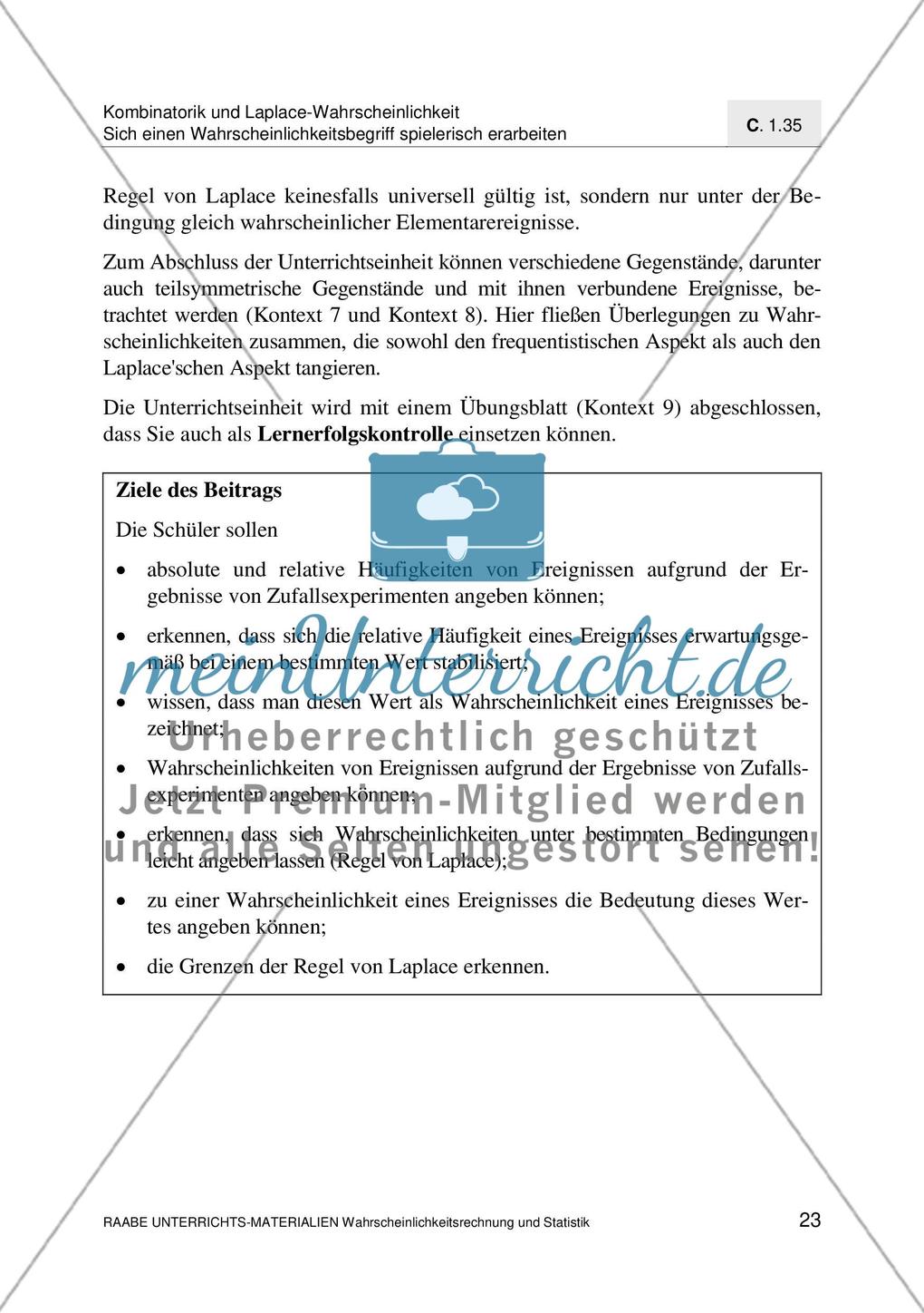 Erarbeitung des Wahrscheinlichkeitsbegriff Preview 25