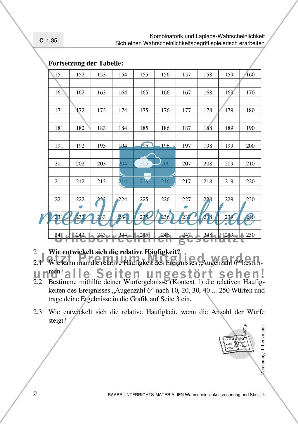 Erarbeitung des Wahrscheinlichkeitsbegriff Preview 4
