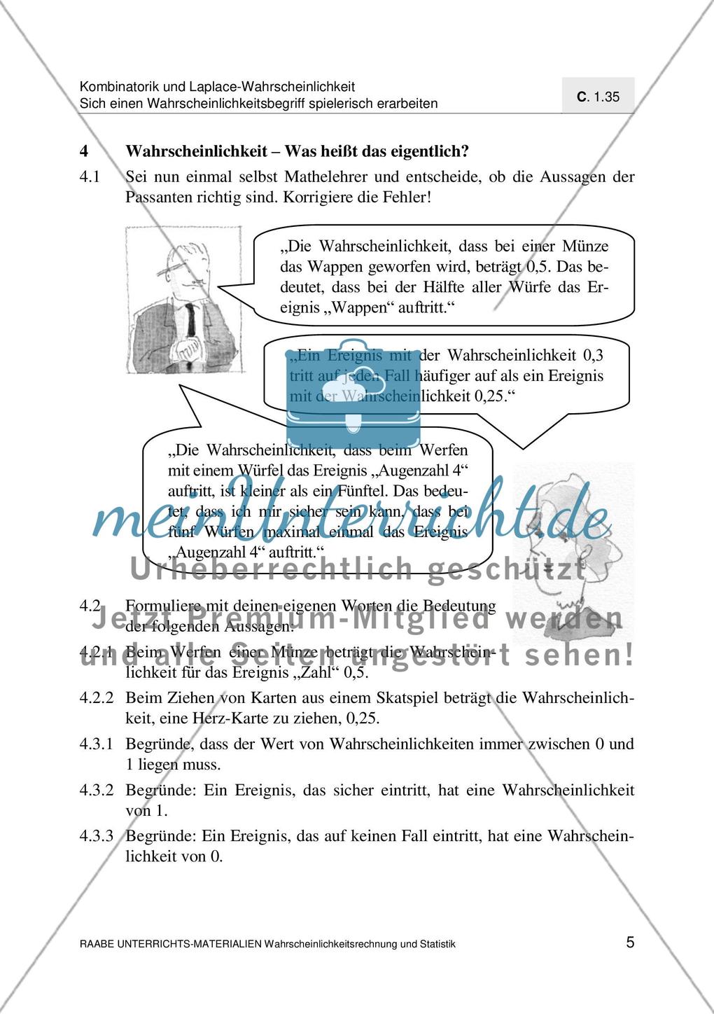Erarbeitung des Wahrscheinlichkeitsbegriff Preview 7
