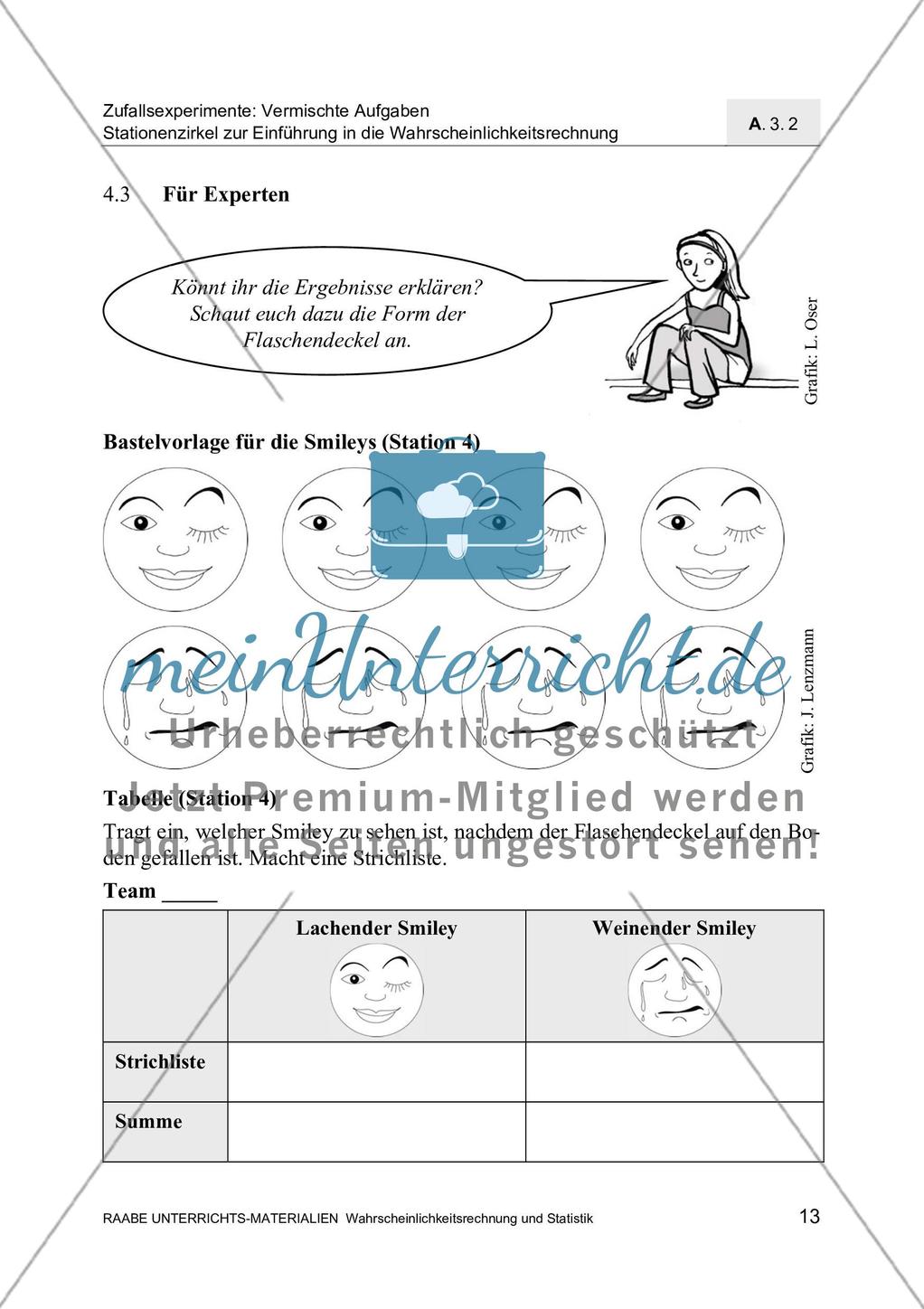 Stationenzirkel zur Einführung in die Wahrscheinlichkeitsrechnung Preview 15