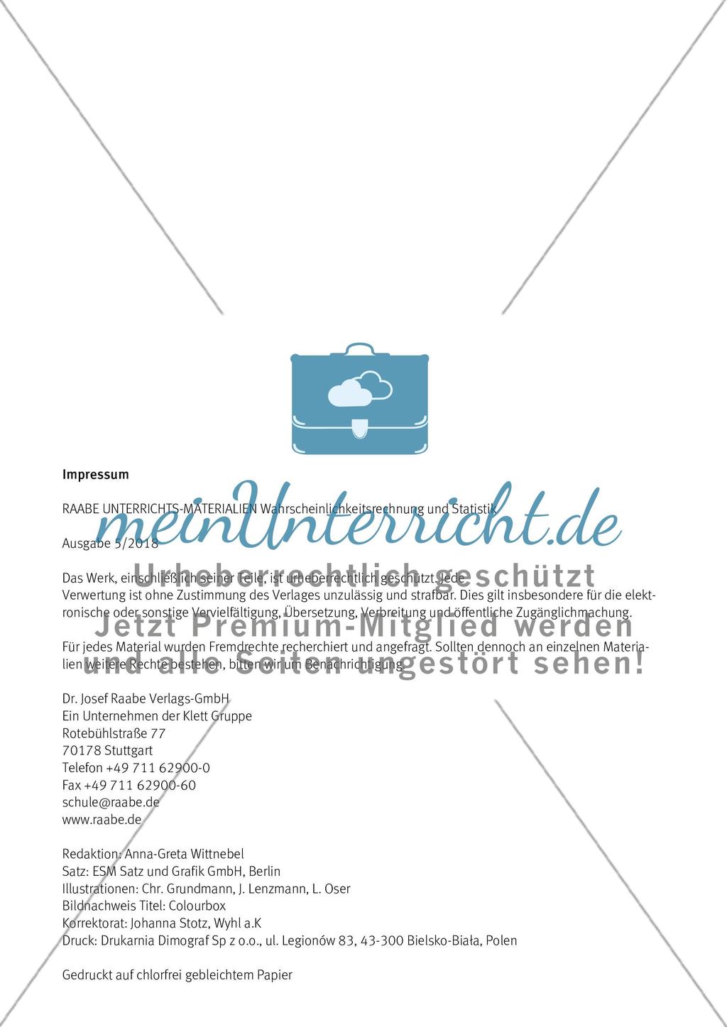 Stationenzirkel zur Einführung in die Wahrscheinlichkeitsrechnung Preview 2