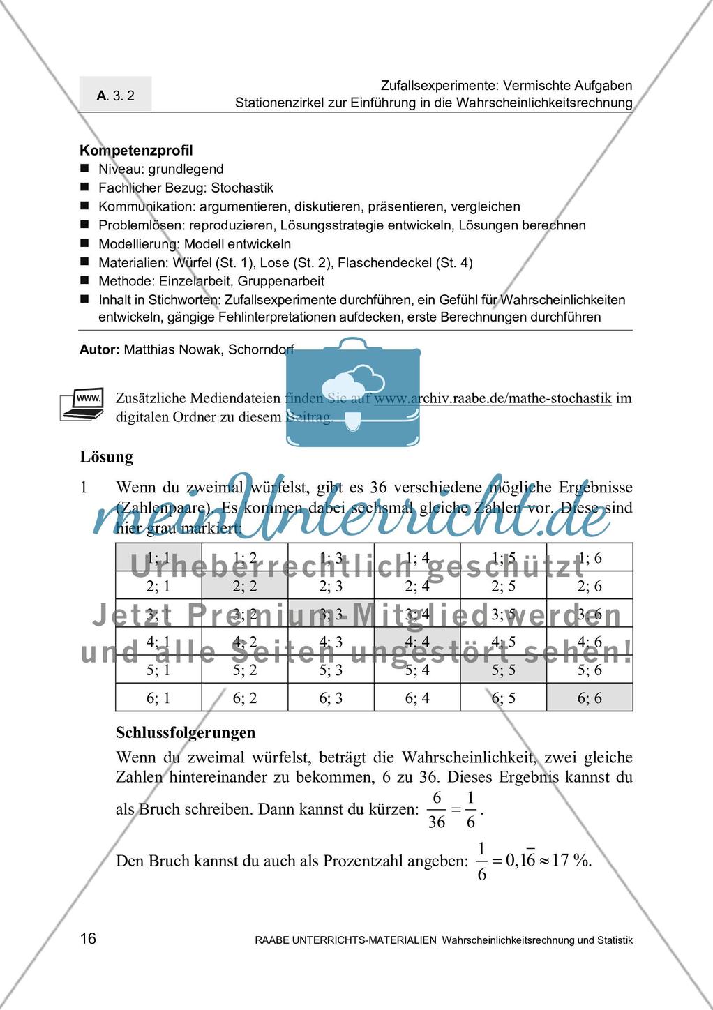 Kompetenzprofil und Lösungen Preview 1