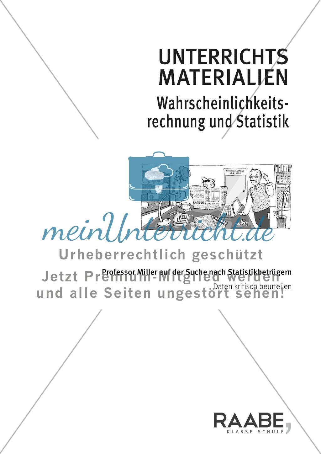 Professor Miller auf der Suche nach Statistikbetrügern - Daten kritisch beurteilen Preview 1