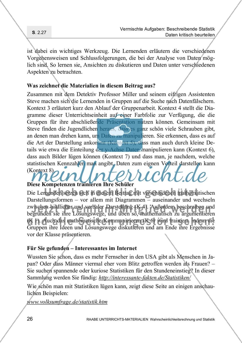 Professor Miller auf der Suche nach Statistikbetrügern - Daten kritisch beurteilen Preview 28