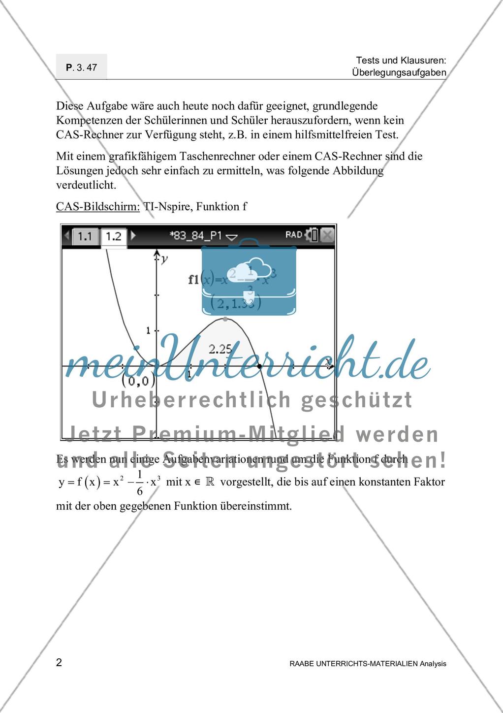 Vier Varianten einer Funktion Preview 4
