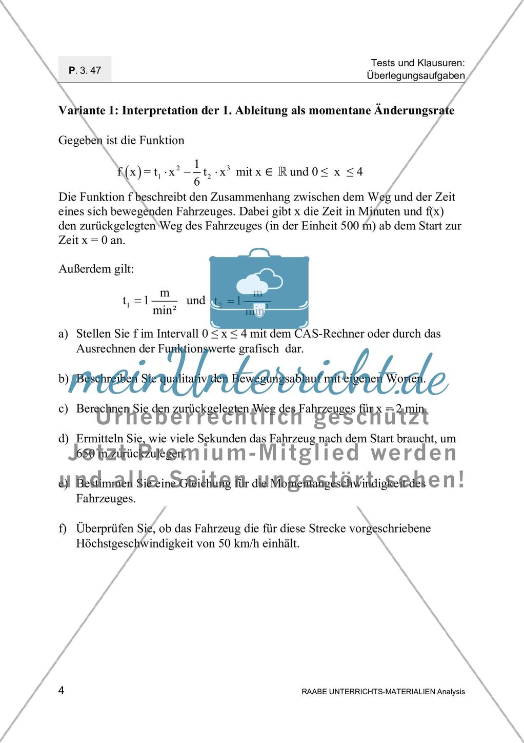 Vier Varianten einer Funktion Preview 6