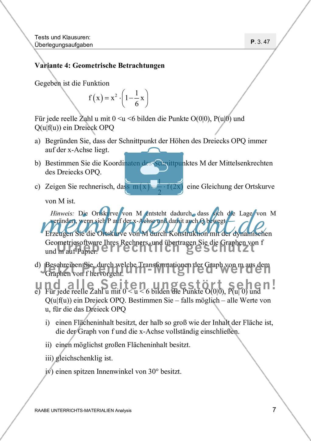 Vier Varianten einer Funktion Preview 9