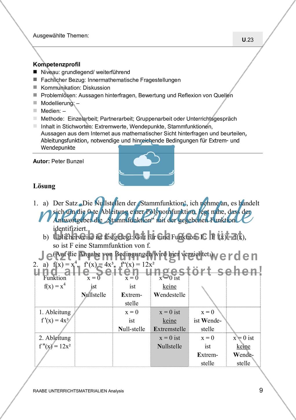 Kompetenzprofil und Lösungen Preview 1