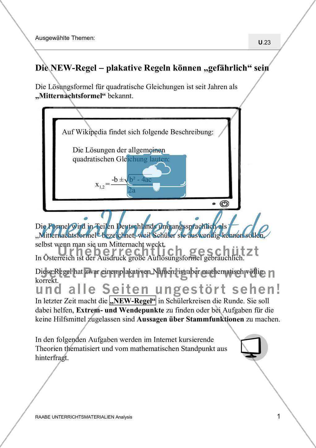 Die NEW-Regel Preview 3
